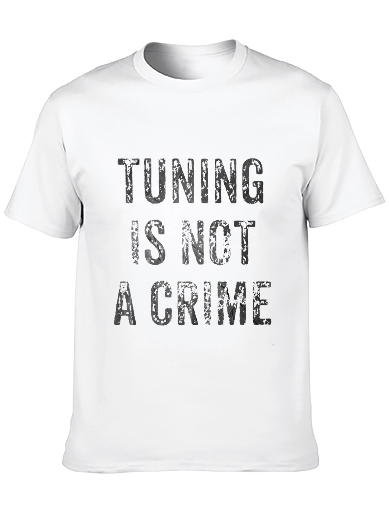 Black Tuning is Not a Crime Graphic T-Shirt view 10
