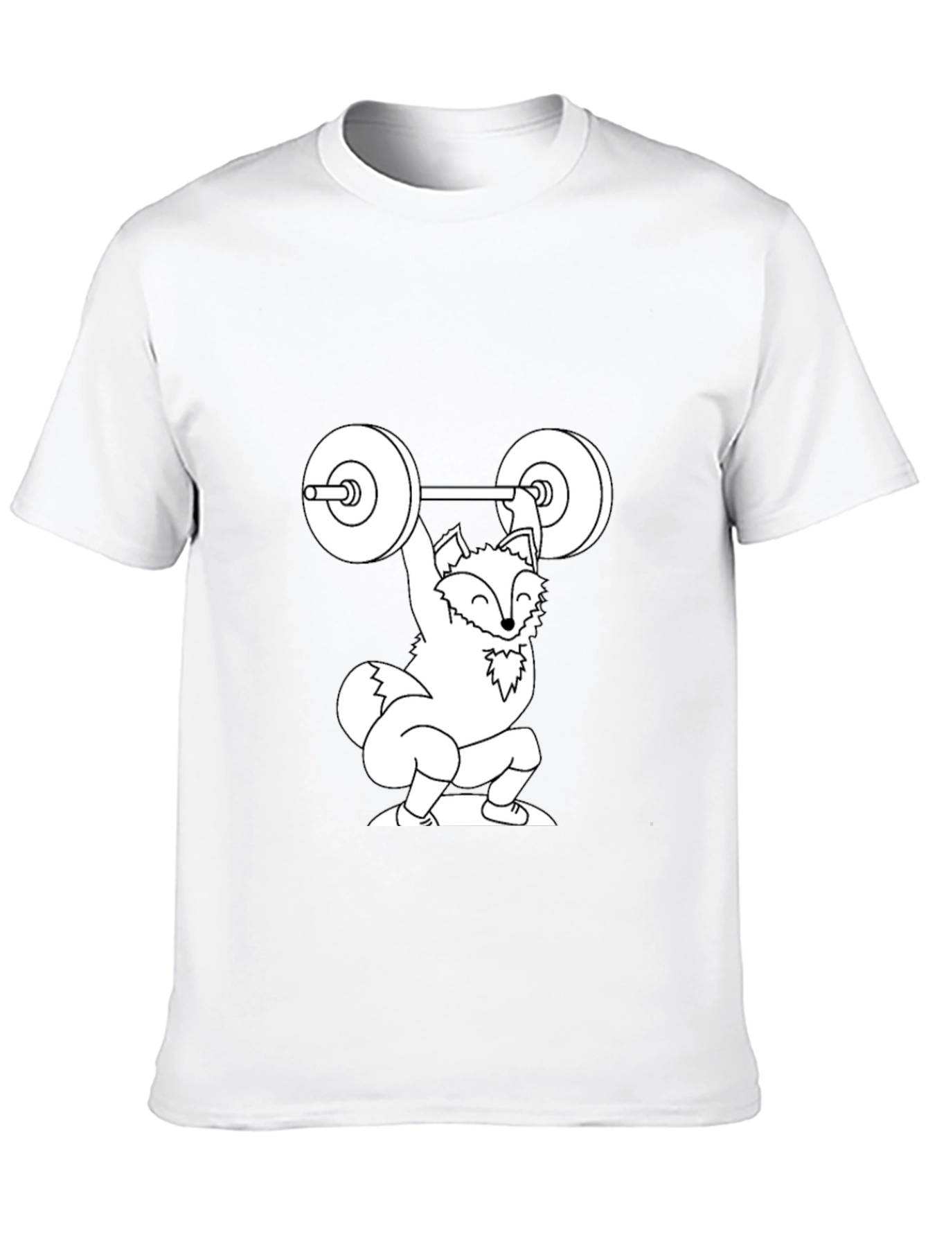 Black Fox Weightlifting Graphic Tee - Black view 10