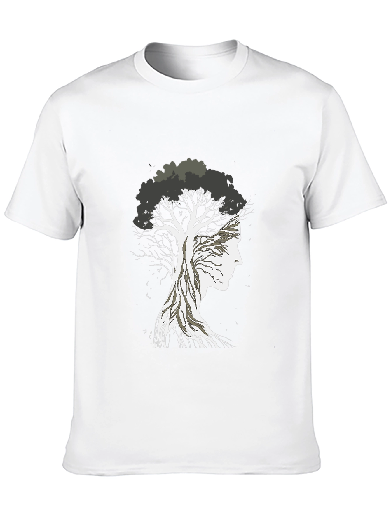 Black Tree of Life Graphic Tee - Nature Inspired T-Shirt view 10