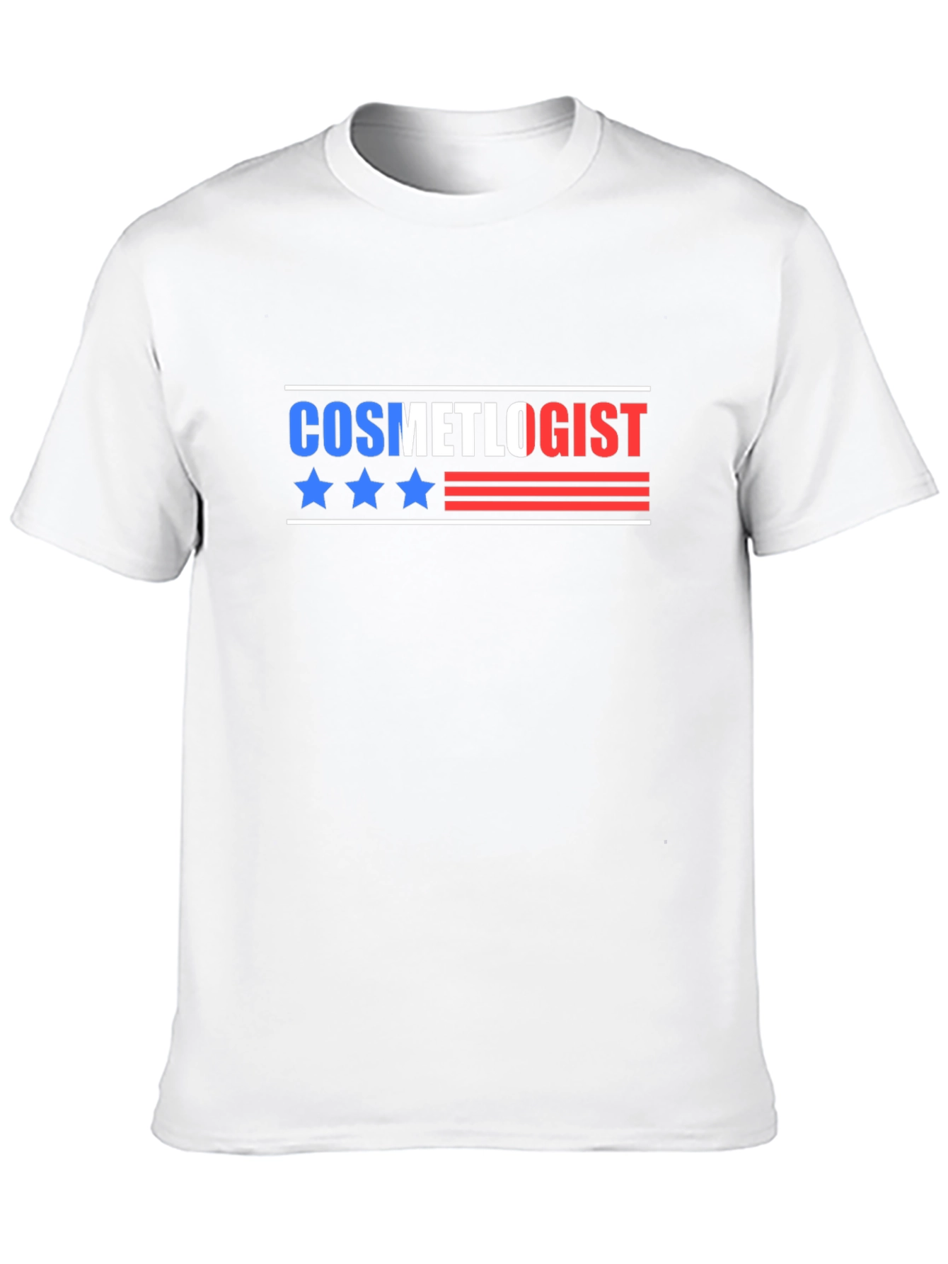Black Cosmetologist Patriotic T-Shirt view 10
