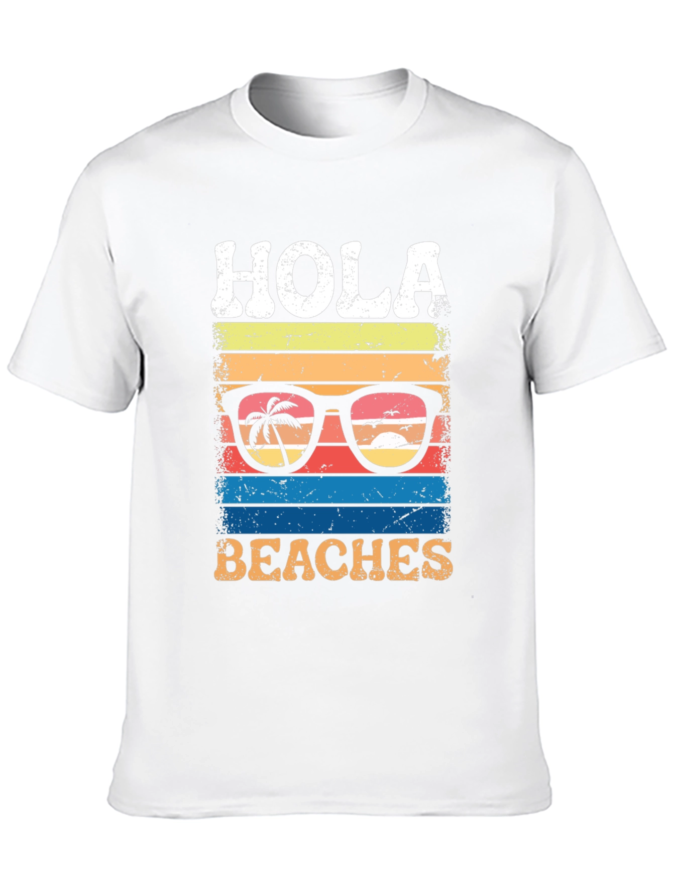 Black Hola Beaches Graphic T-Shirt view 10