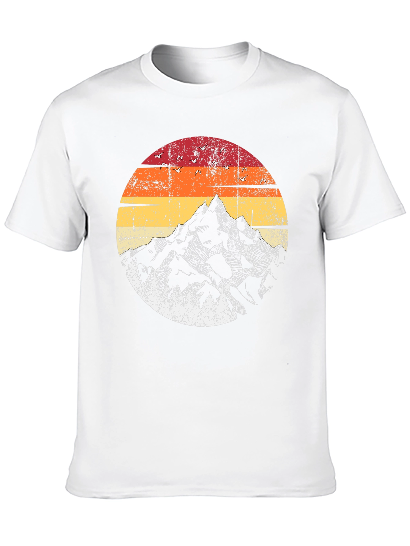 Black Retro Mountain Graphic Tee - Adventure Ready view 10