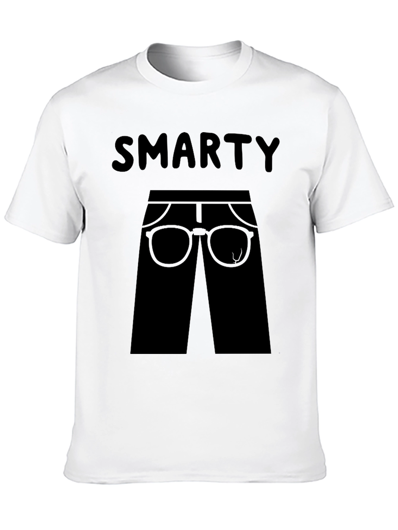 Black Smarty Pants Graphic T-Shirt - Black view 10