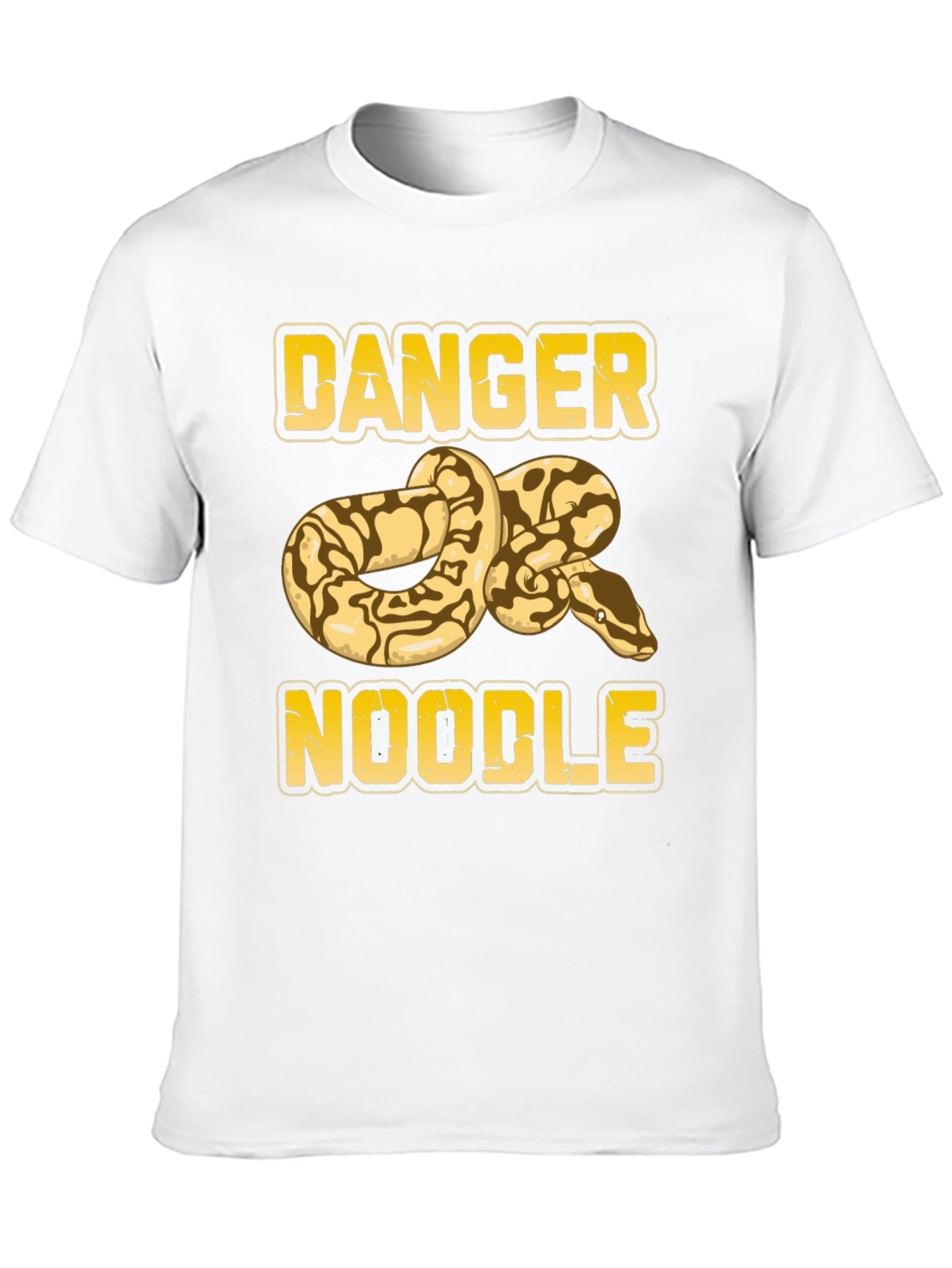 Black Danger Noodle Snake Graphic Tee view 10