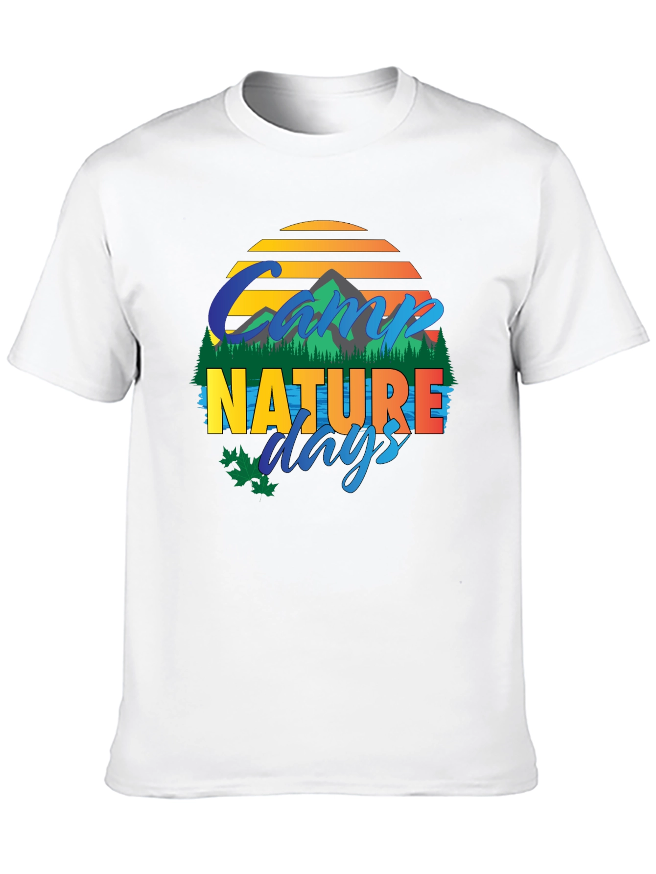 Black Camp Nature Days Graphic T-Shirt view 10
