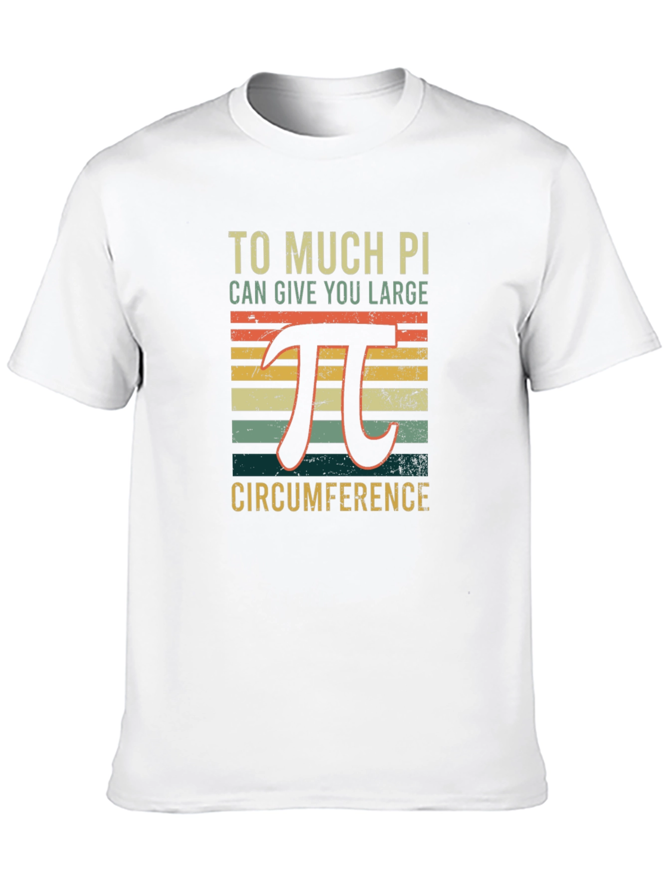 Black Math Humor Pi T-Shirt view 10