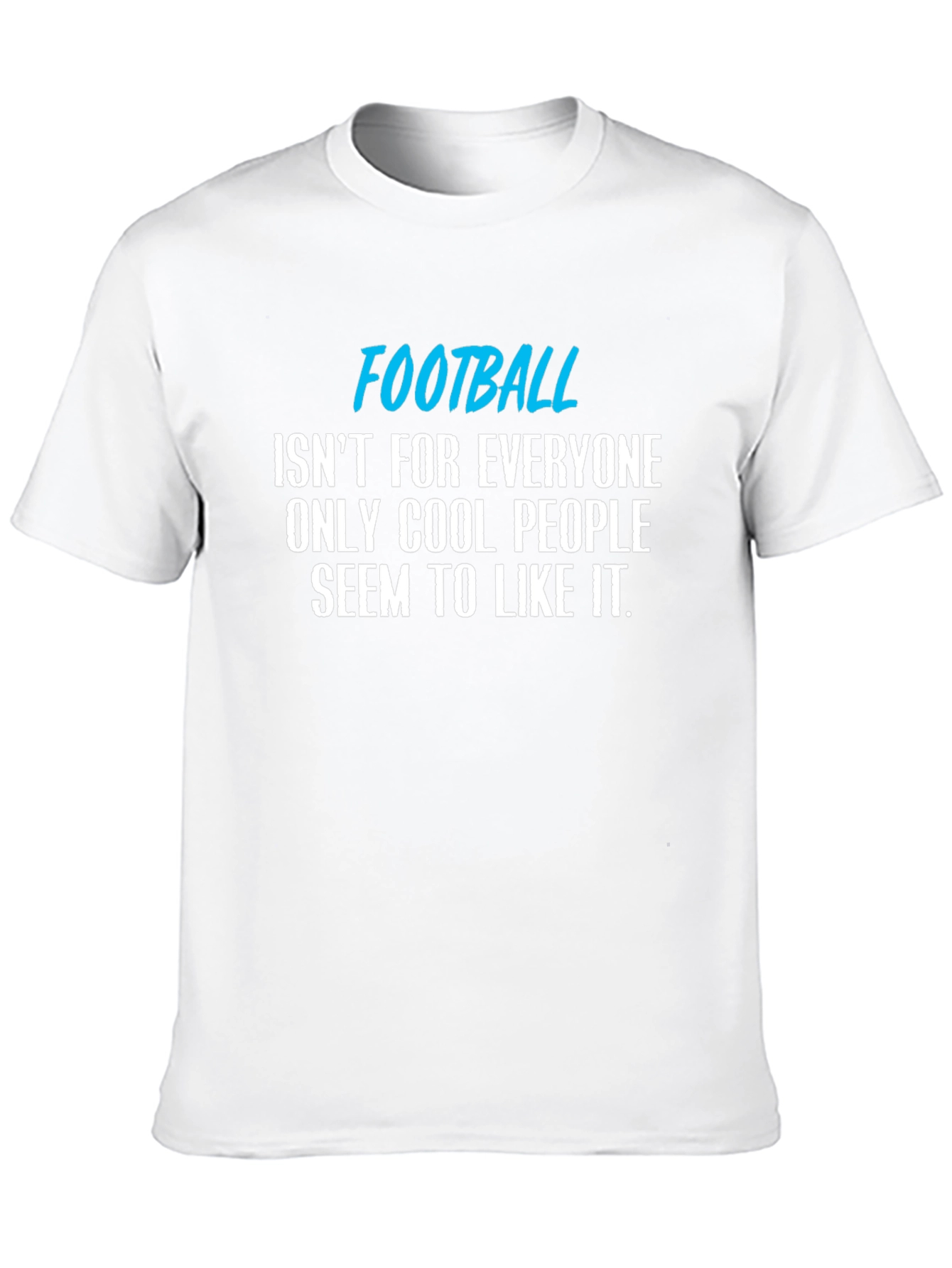 Black Funny Football T-Shirt: Not For Everyone, Only Cool People Like It view 10