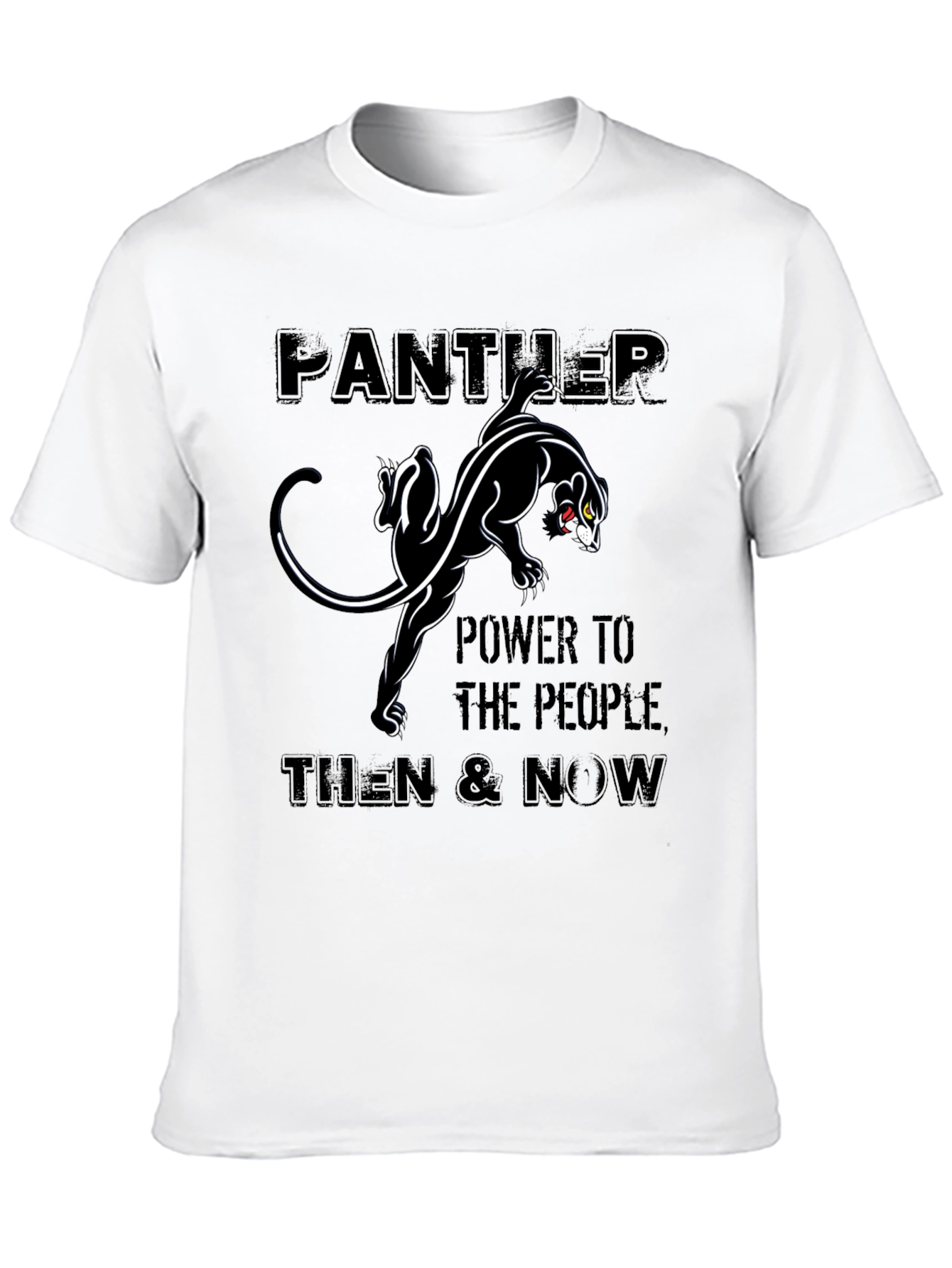 Black Panther Power T-Shirt: Black Pride Tee view 10