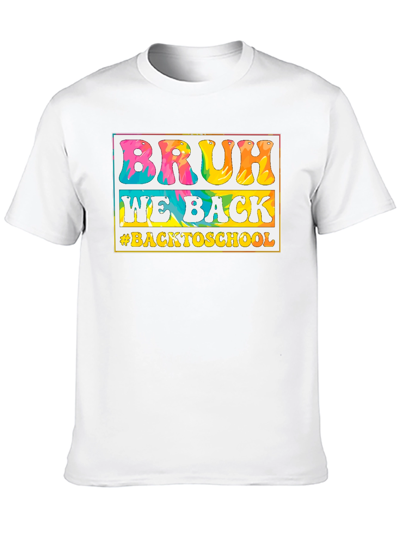 Black Bruh We Back to School T-Shirt view 10