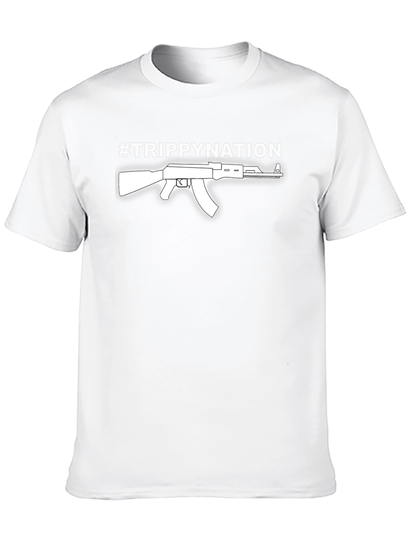 Black Trippy Nation AK-47 T-Shirt view 10
