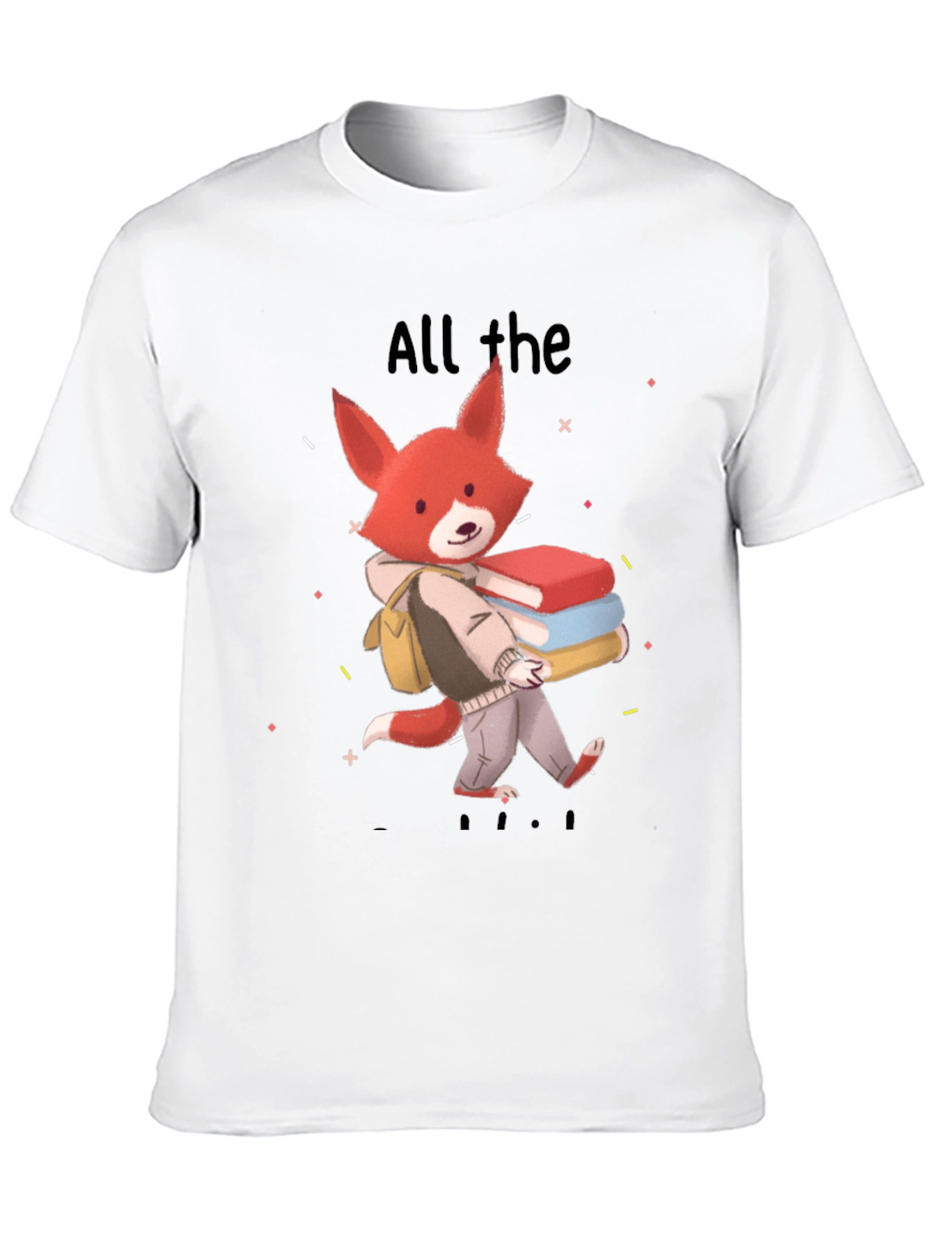 Black Fox All The Books T-Shirt view 10