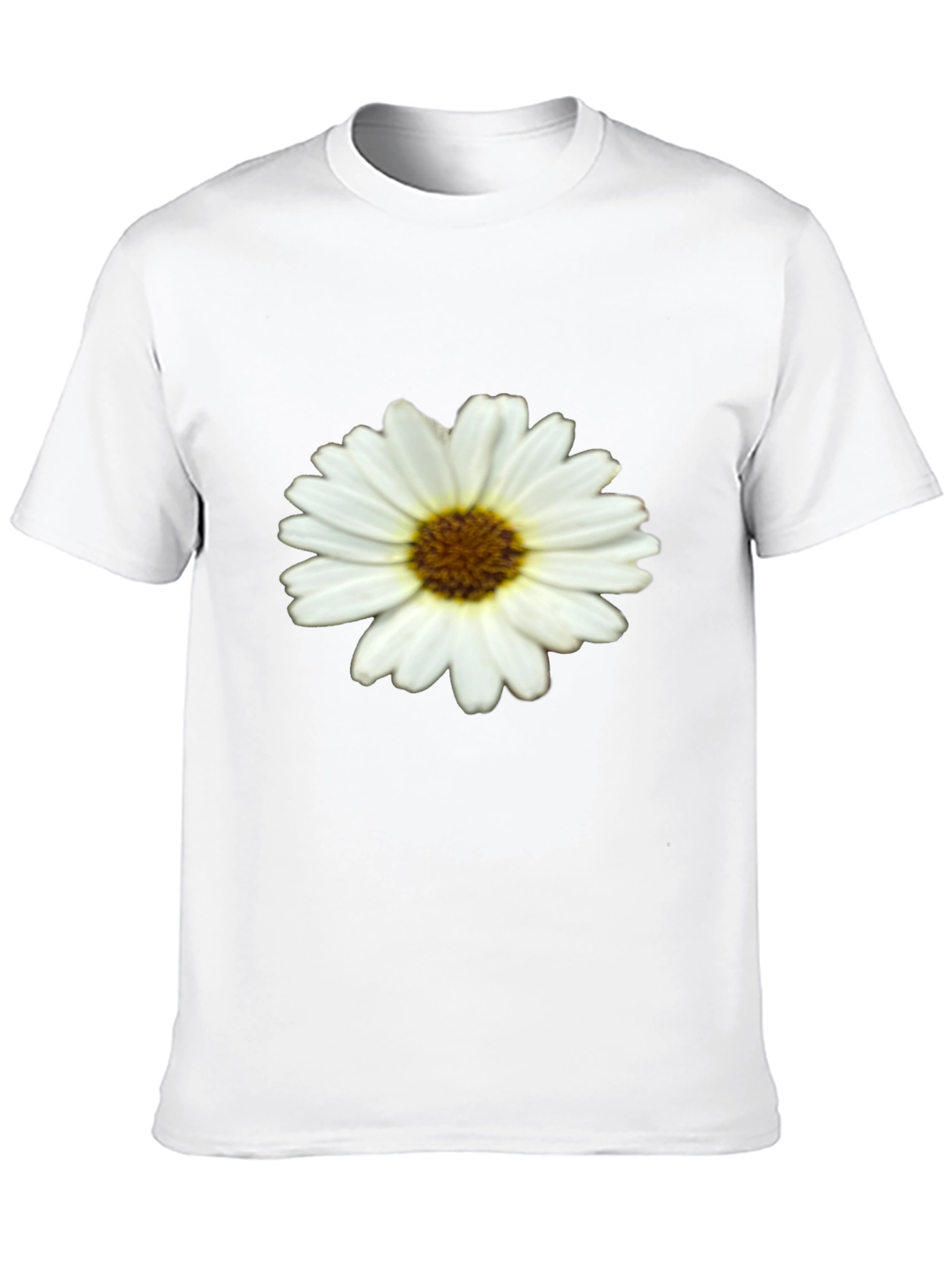 Black Daisy Graphic Print Black T-Shirt view 10