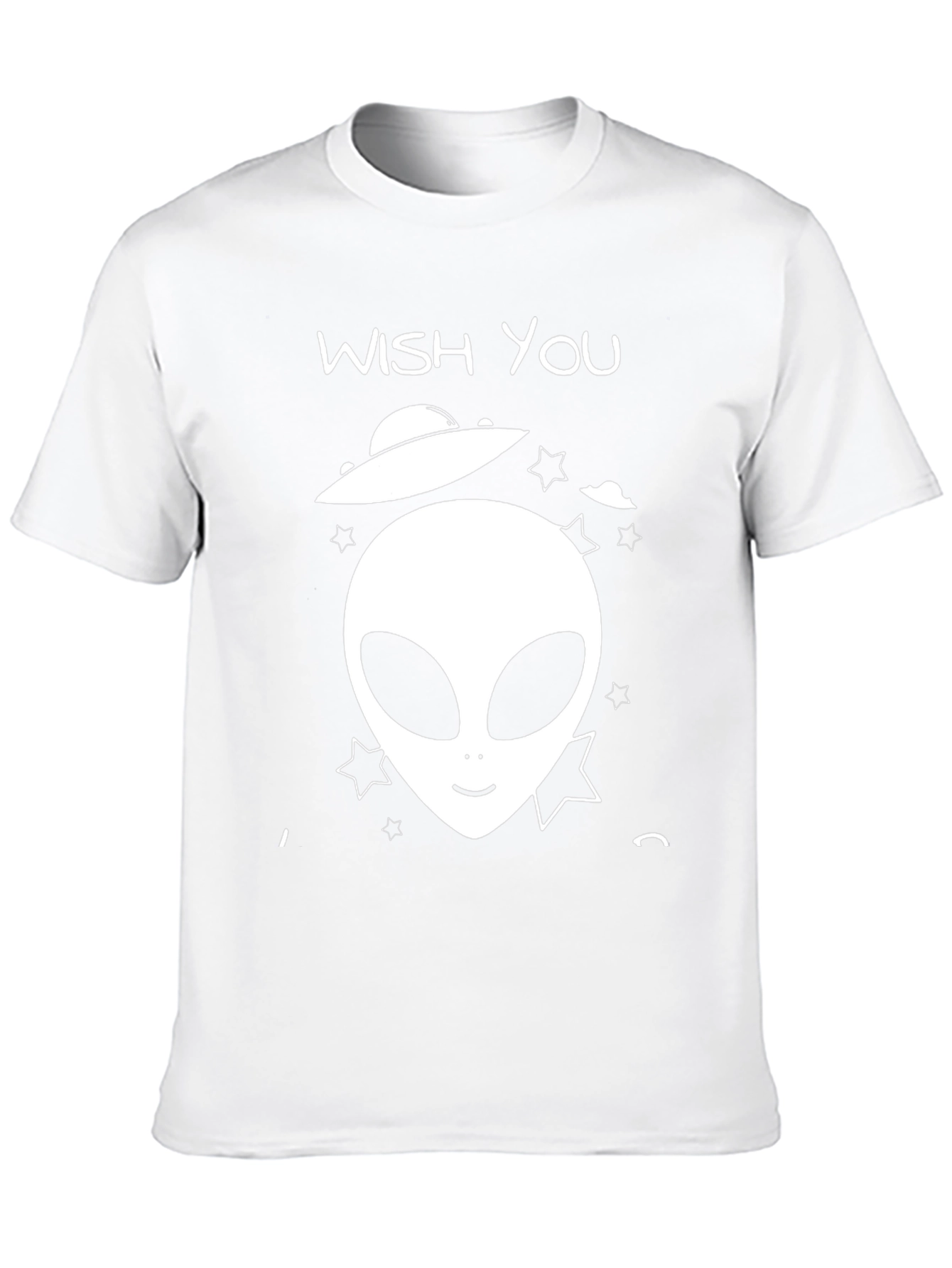 Black Wish You Were Here Alien Graphic Tee view 10