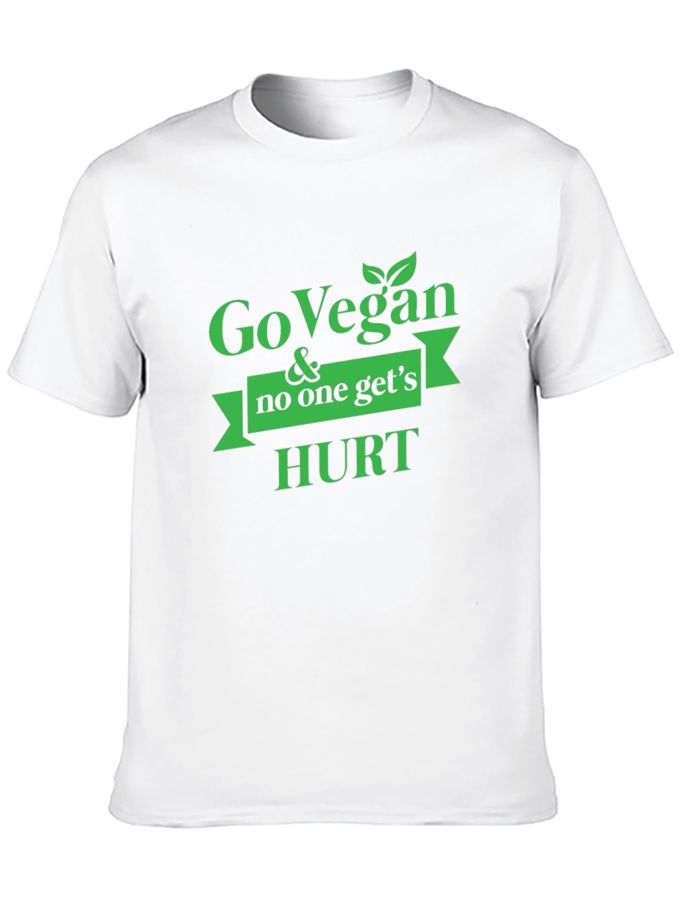 Go Vegan & No One Gets Hurt Graphic Tee - 10