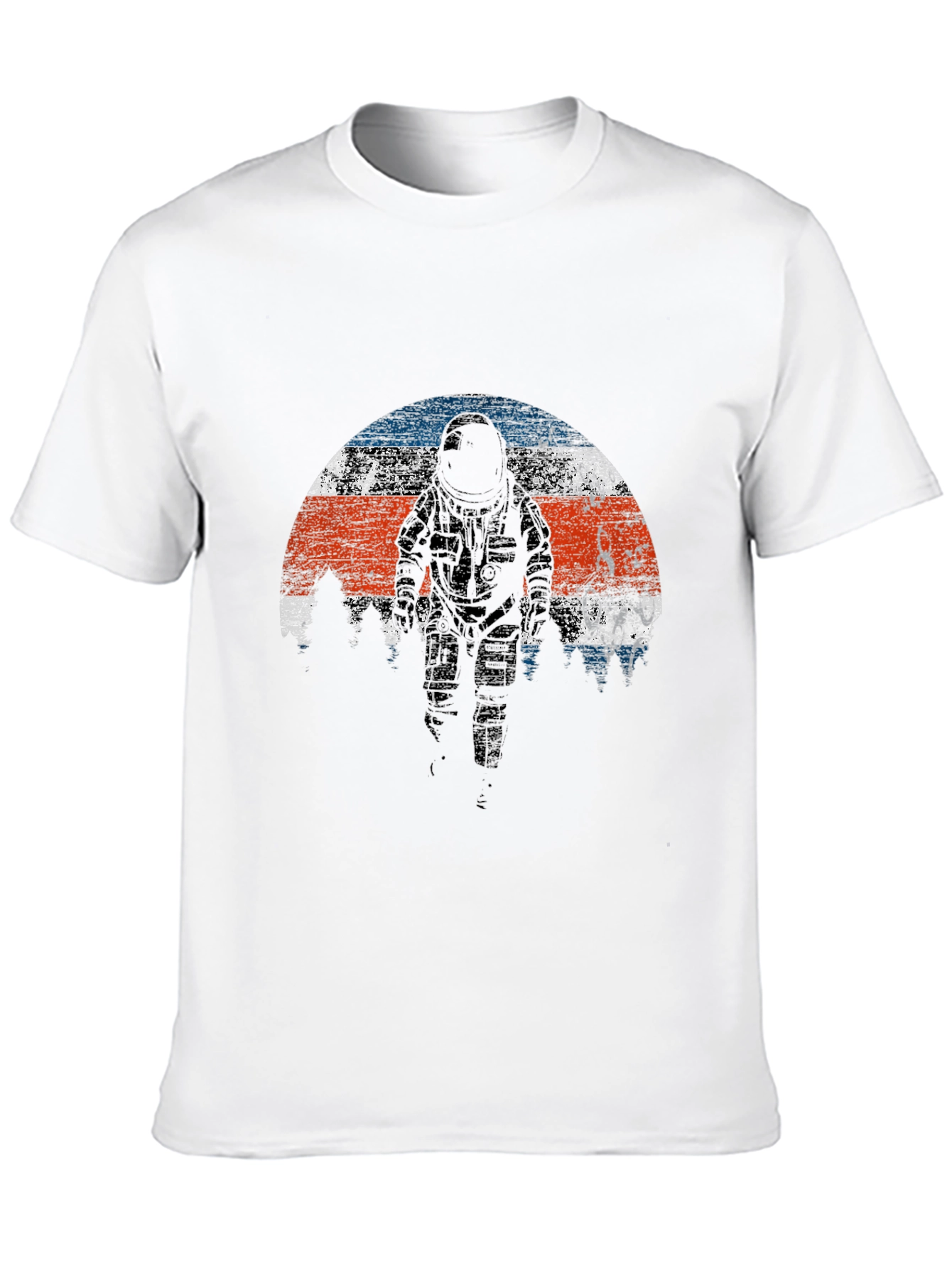 Black Astronaut T-Shirt - Retro Space Exploration Tee view 10