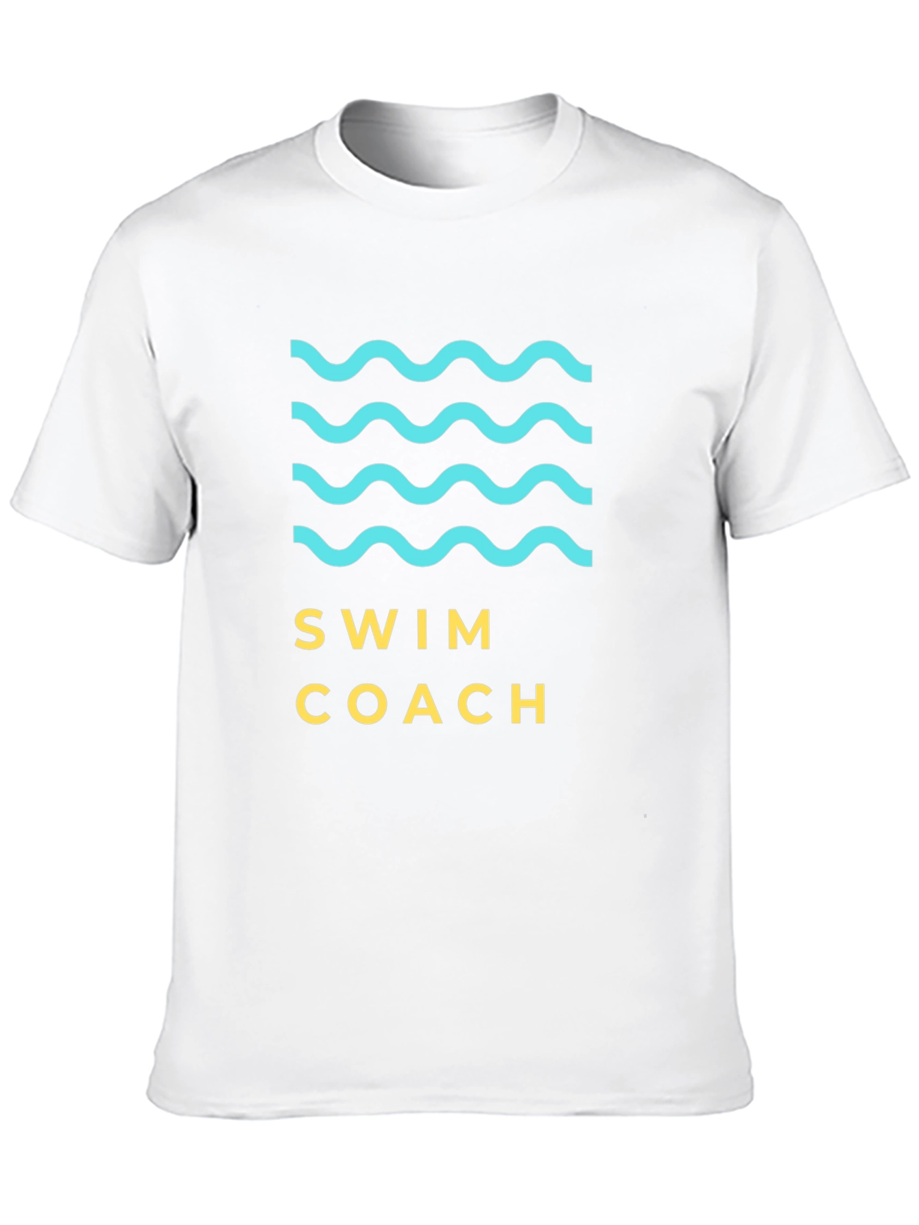 Black Swim Coach Graphic Tee - Stylish & Comfortable view 10