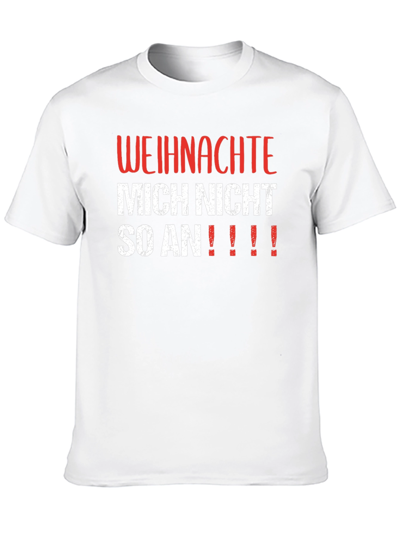 Black Weihnachte Mich Nicht So An! Funny Holiday T-Shirt view 10