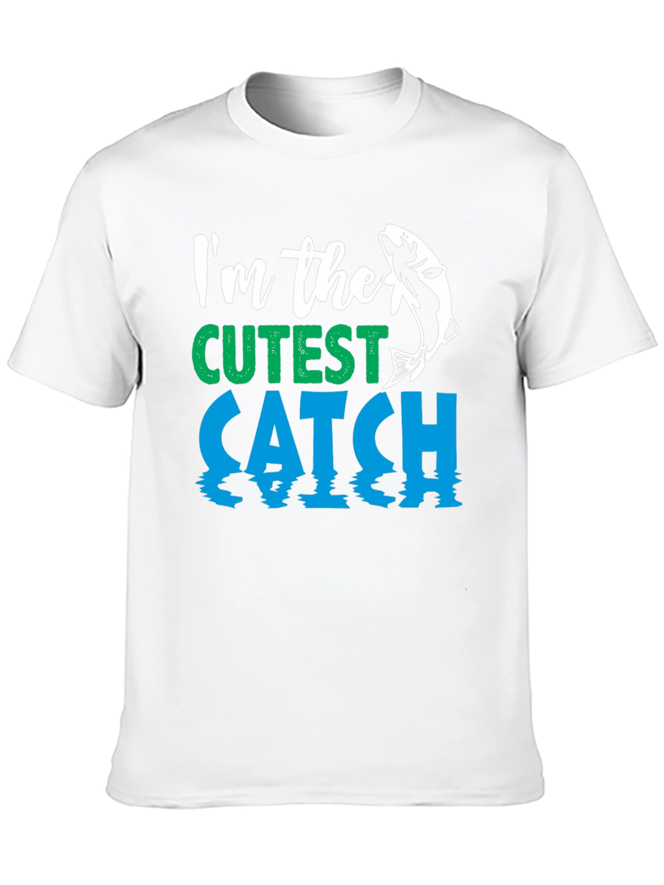 Black Cutest Catch Fishing T-Shirt - Mens view 10