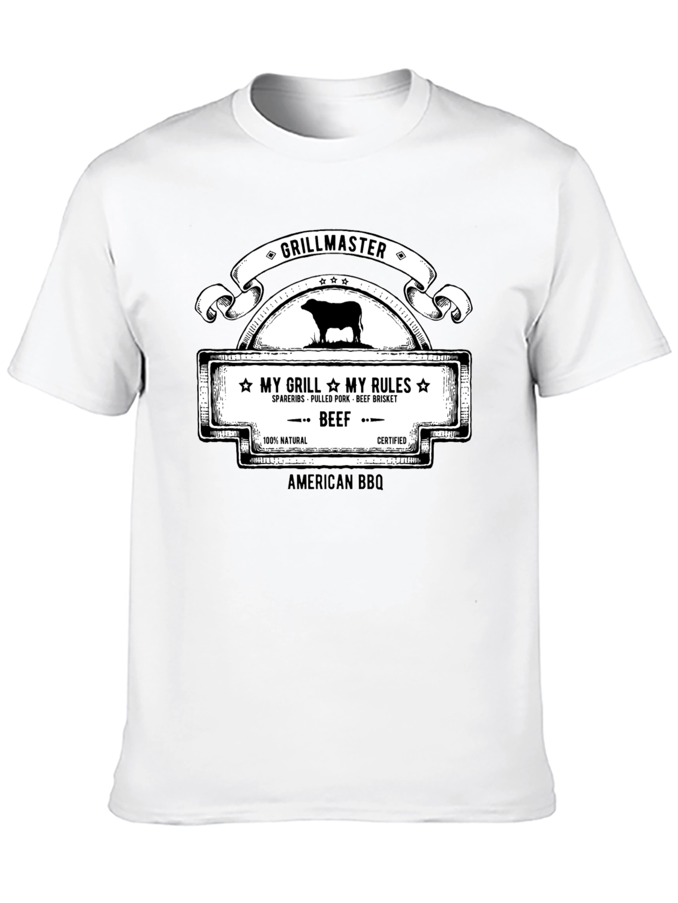 Grillmaster BBQ T-Shirt - My Grill My Rules - 10