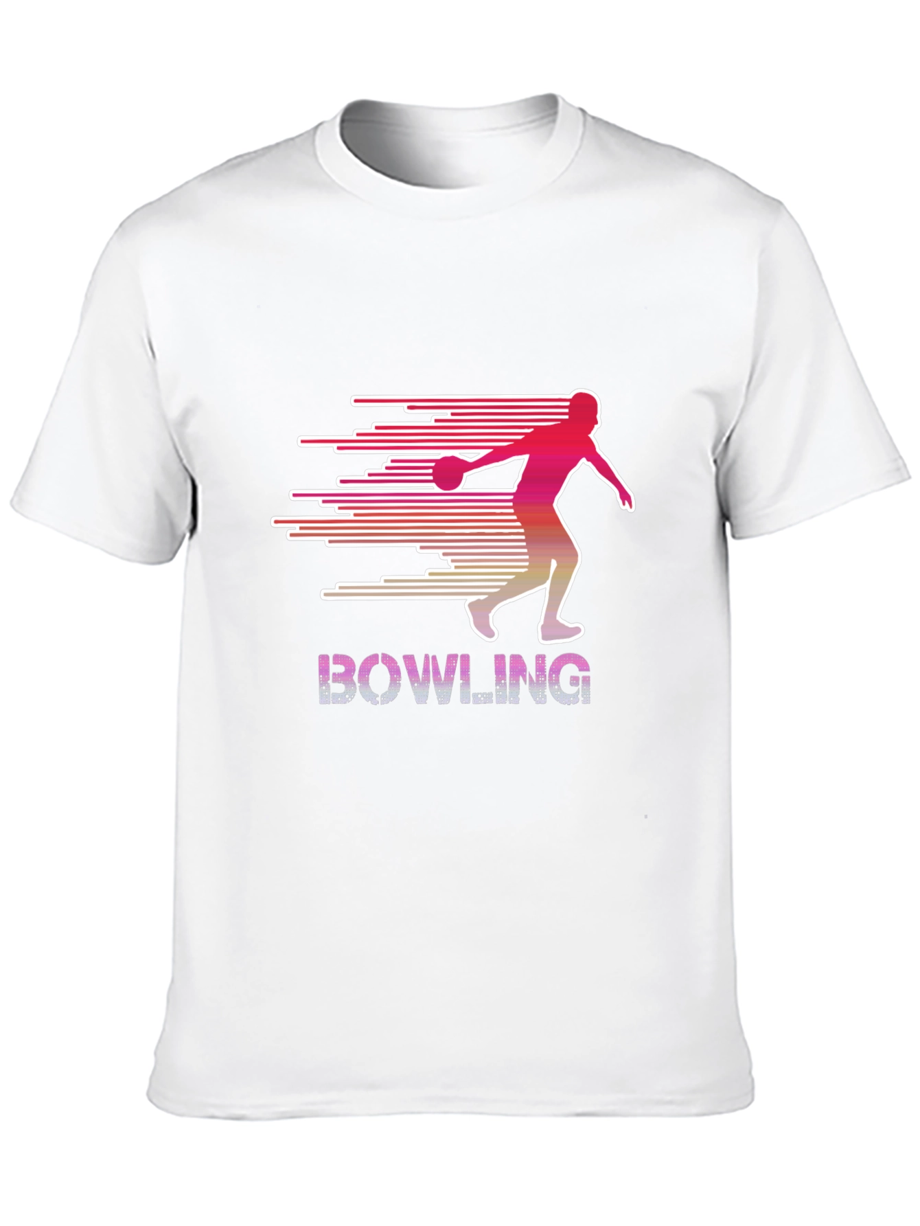 Black Bowling Strike T-Shirt - Retro Style Bowler Tee view 10