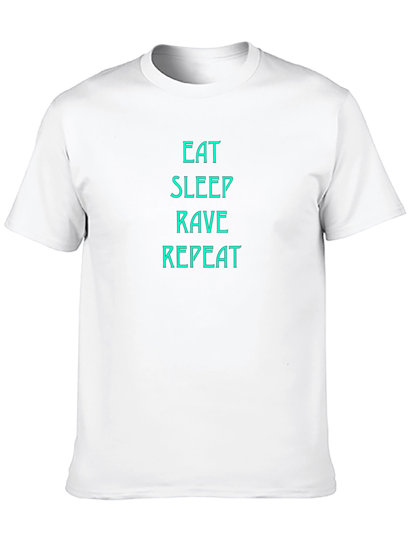 Black Eat Sleep Rave Repeat T-Shirt view 10