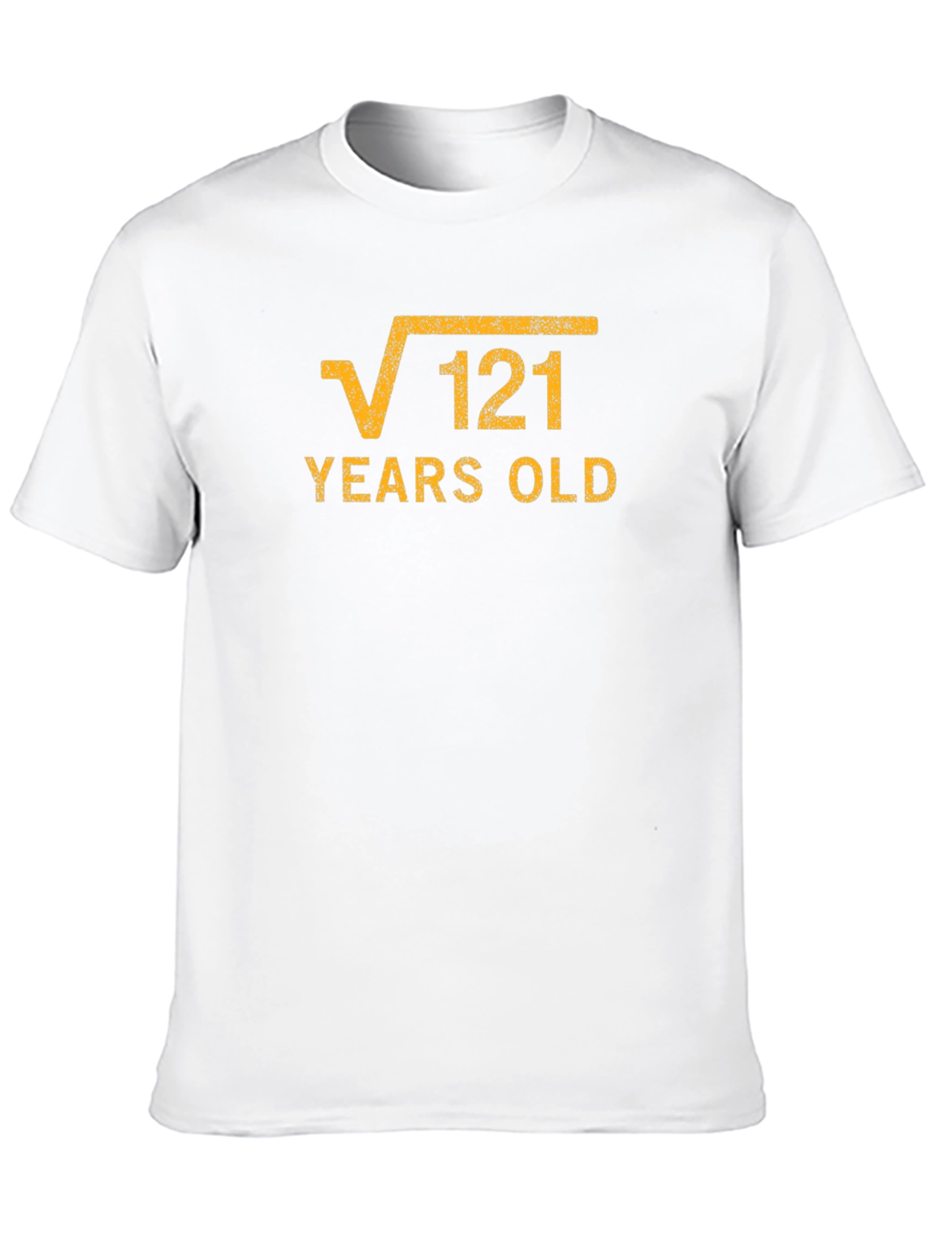 Black Funny 11th Birthday T-Shirt: Square Root of 121 Years Old view 10