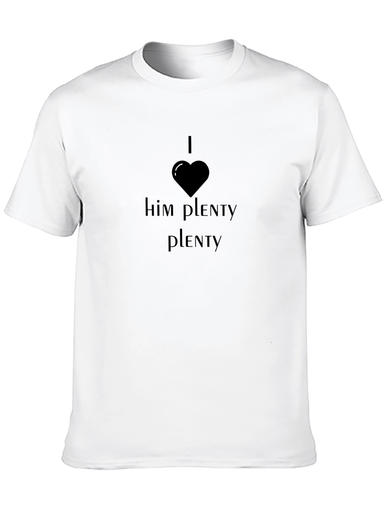 Black I Heart Him Plenty T-Shirt view 10