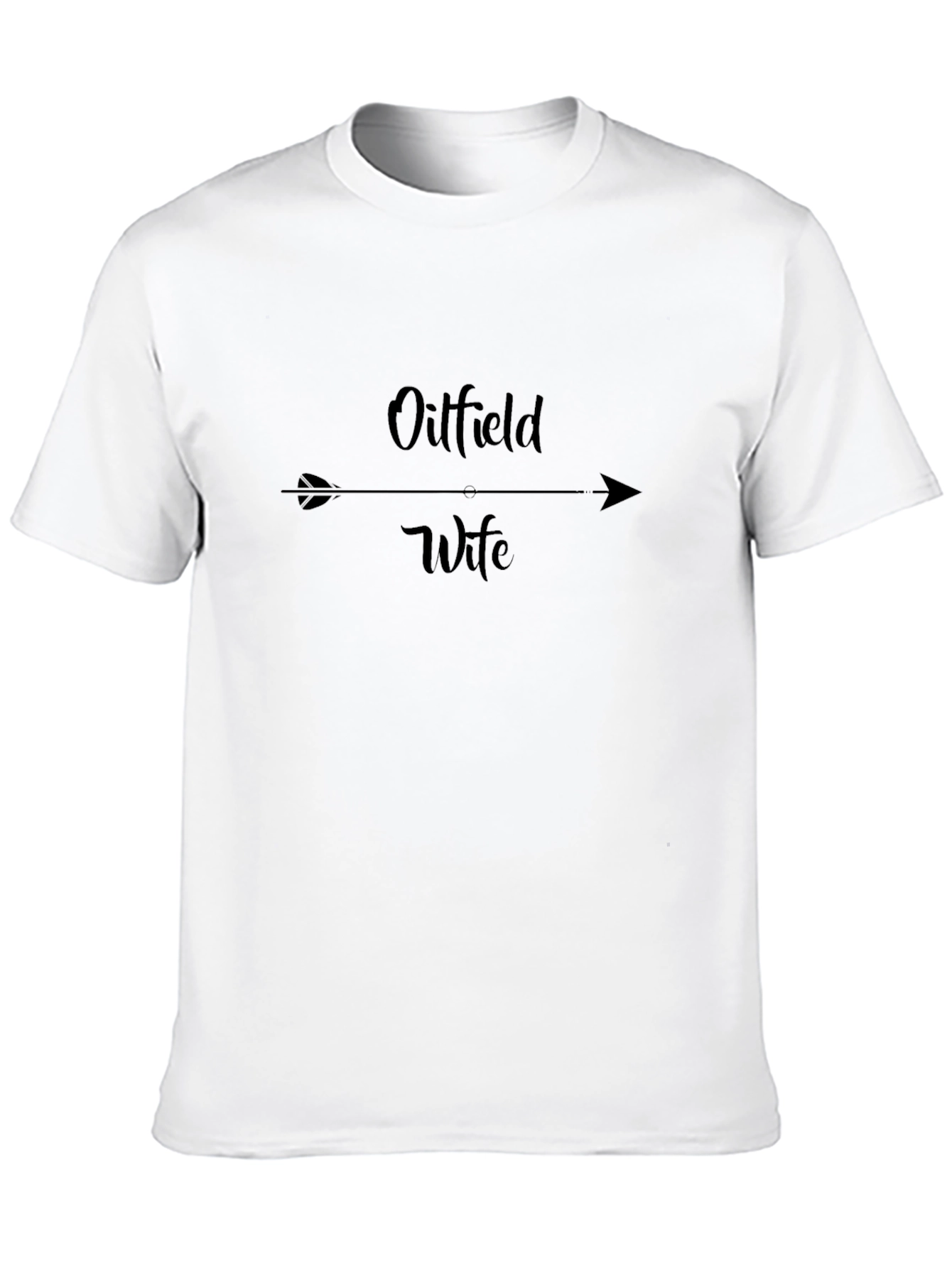 Oilfield Wife Arrow T-Shirt - Black - 10