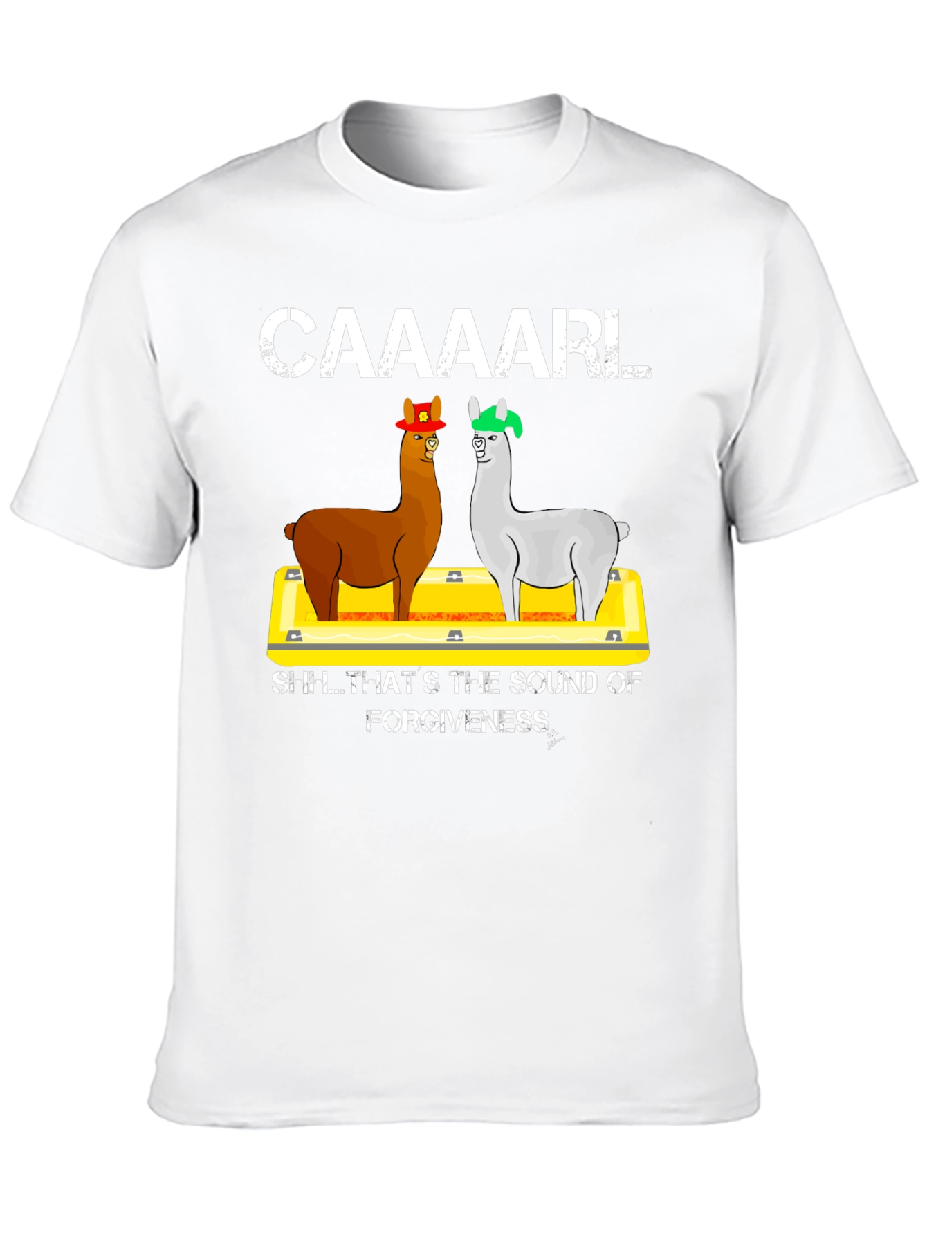 Black Caaaarl Forgiveness T-Shirt view 10