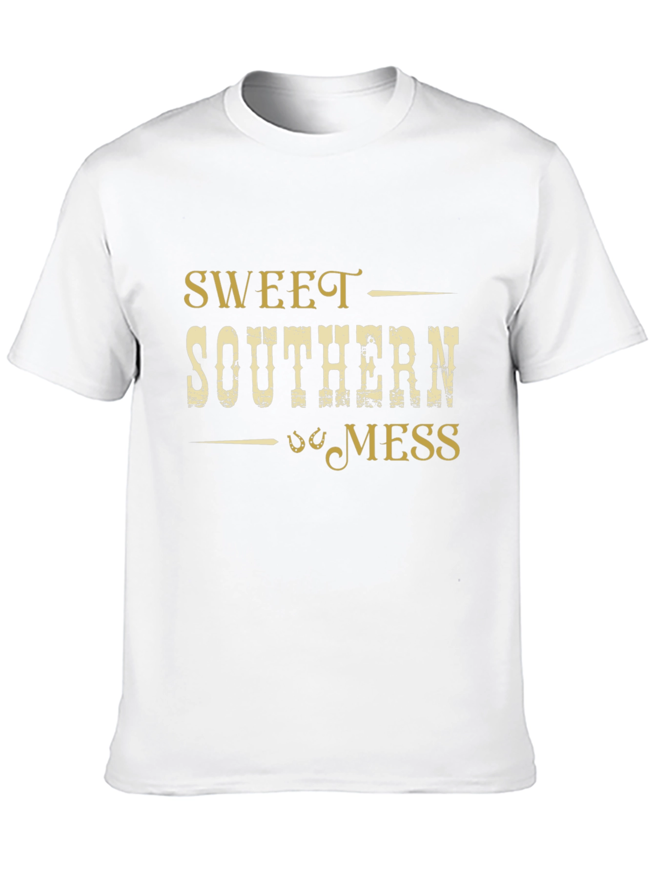 Black Sweet Southern Mess Graphic Tee - Black view 10