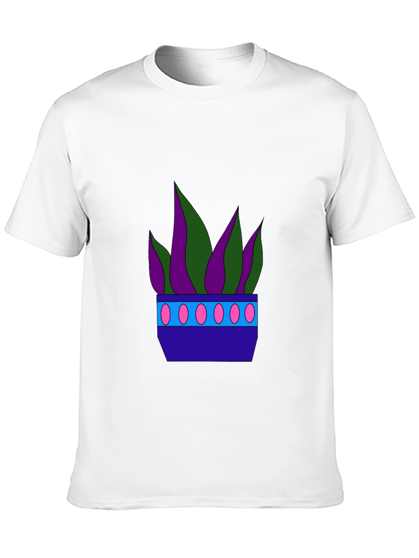 Black Funky Potted Plant Graphic Tee view 10