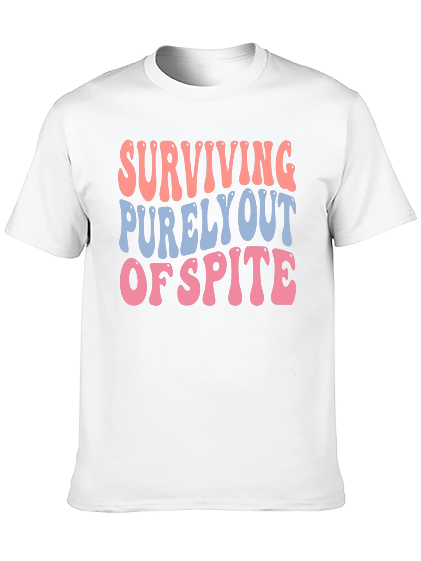 Black Surviving Out of Spite Graphic Tee view 10