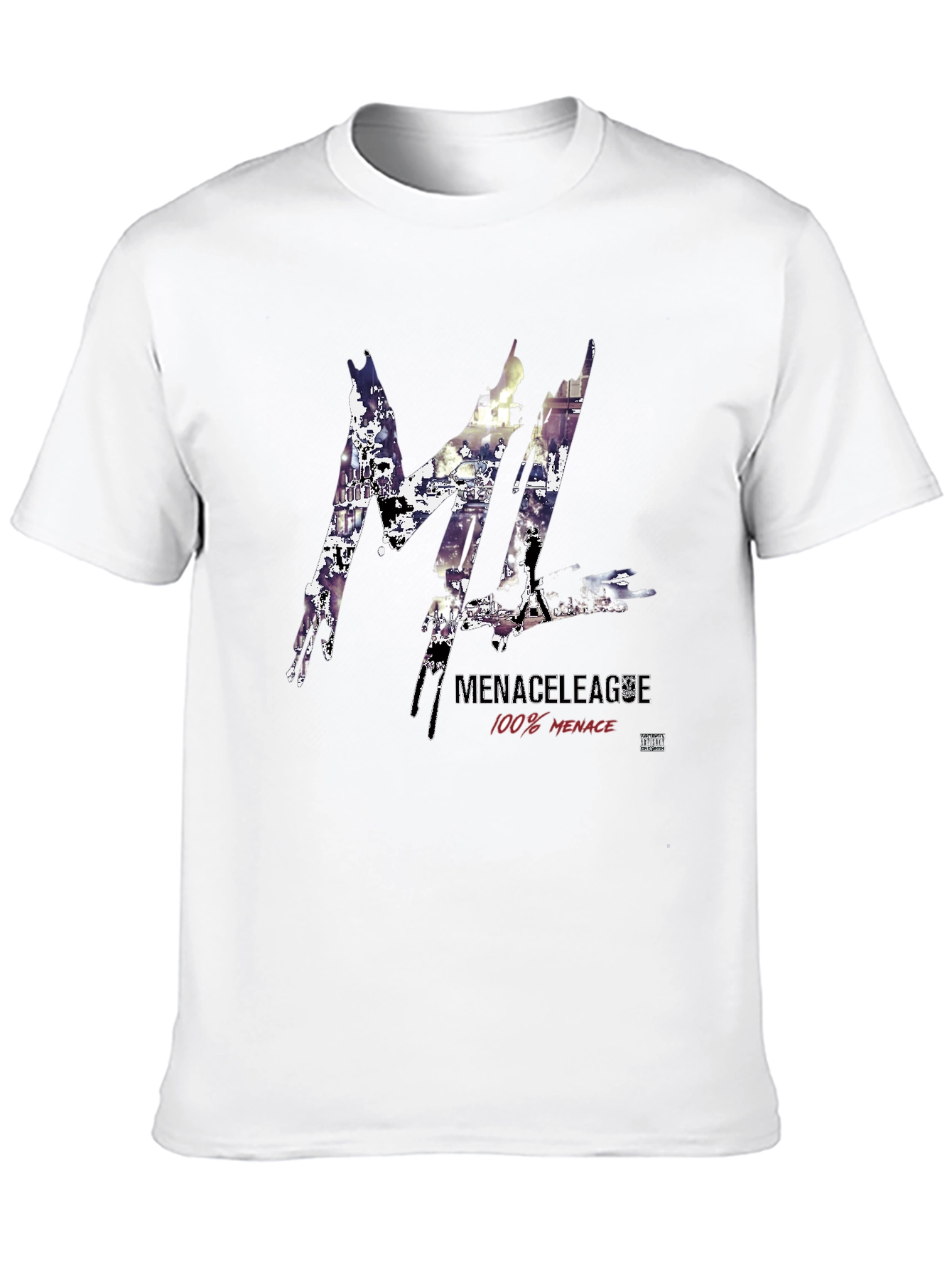 Black Menace League Black Graphic T-Shirt view 10