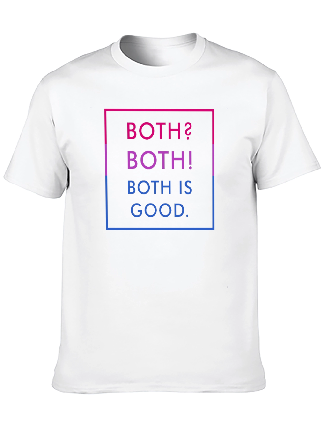 Black Bisexual Pride T-Shirt - Both Is Good! view 10