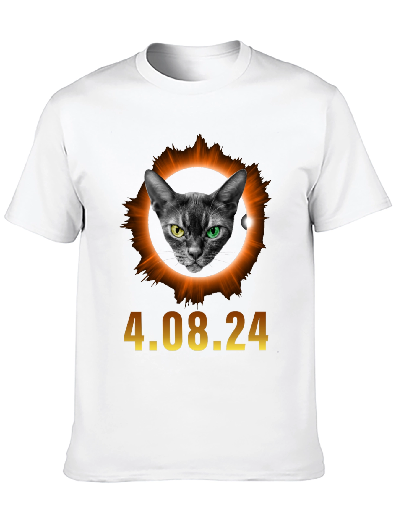 Black Eclipse Cat T-Shirt - April 8, 2024 view 10