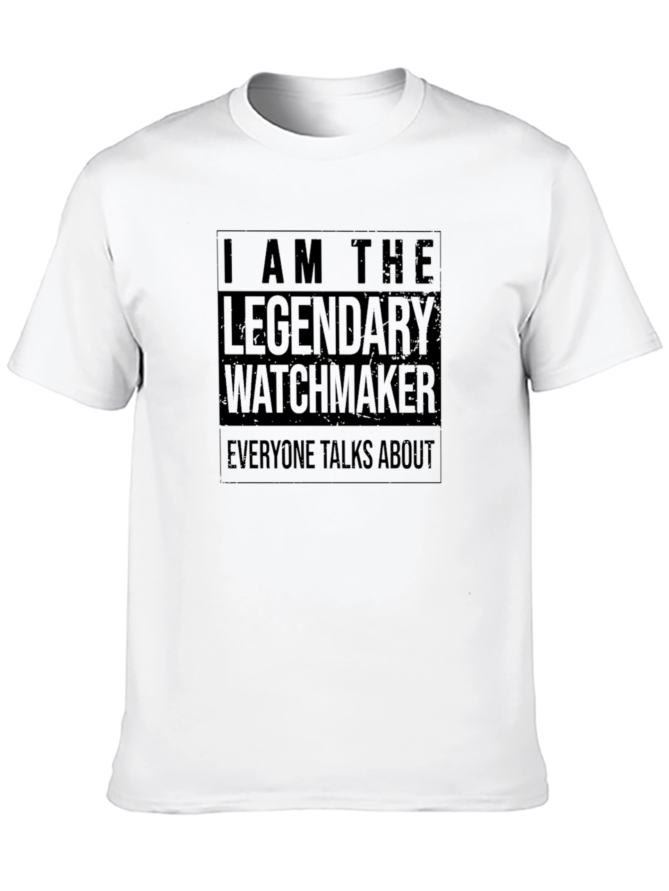 Black Legendary Watchmaker T-Shirt - Mens Black Tee view 10