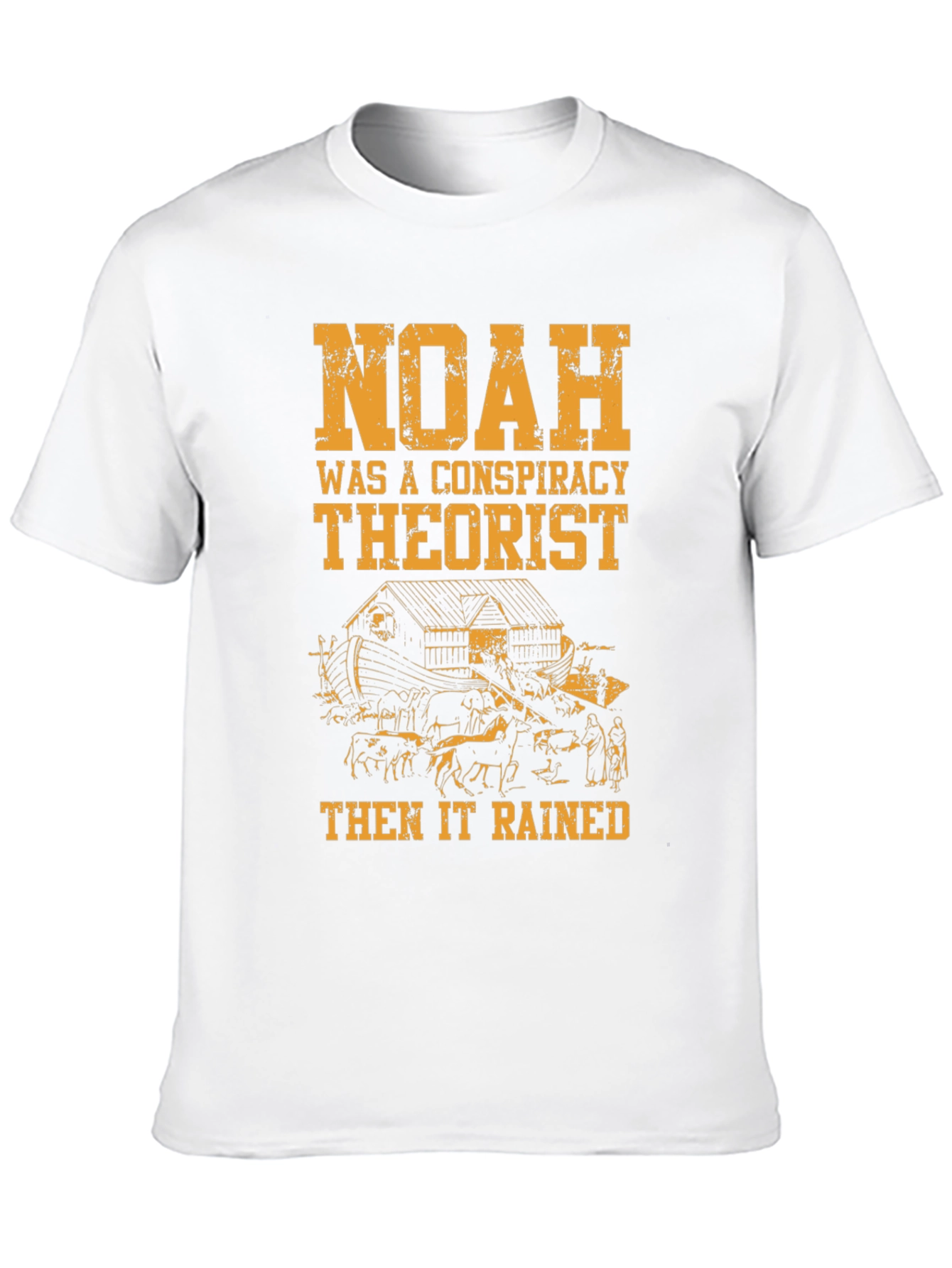 Black Noah Conspiracy Theorist Black Cotton Tee view 10