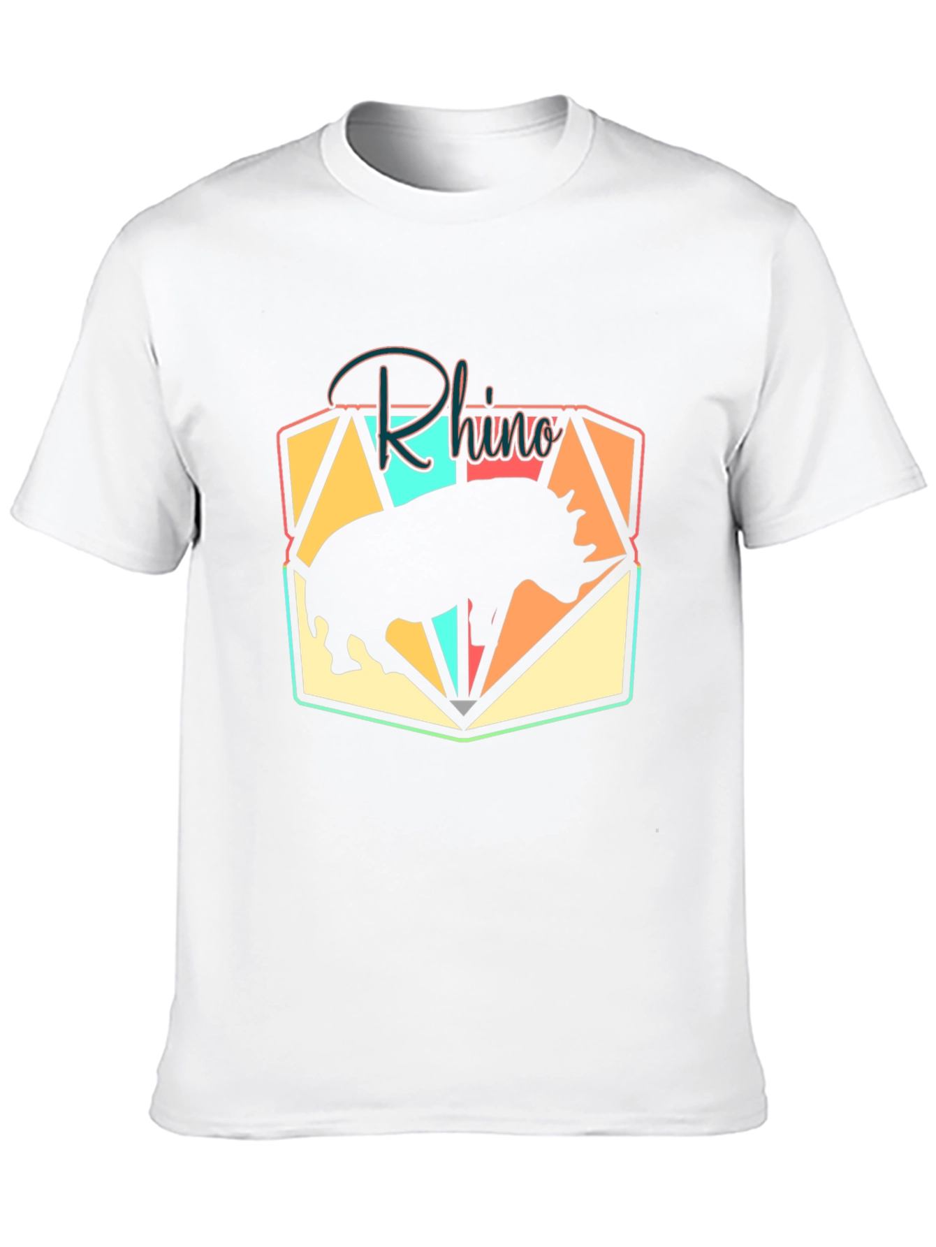 Black Rhino Graphic Tee - Stylish Animal Print T-Shirt view 10