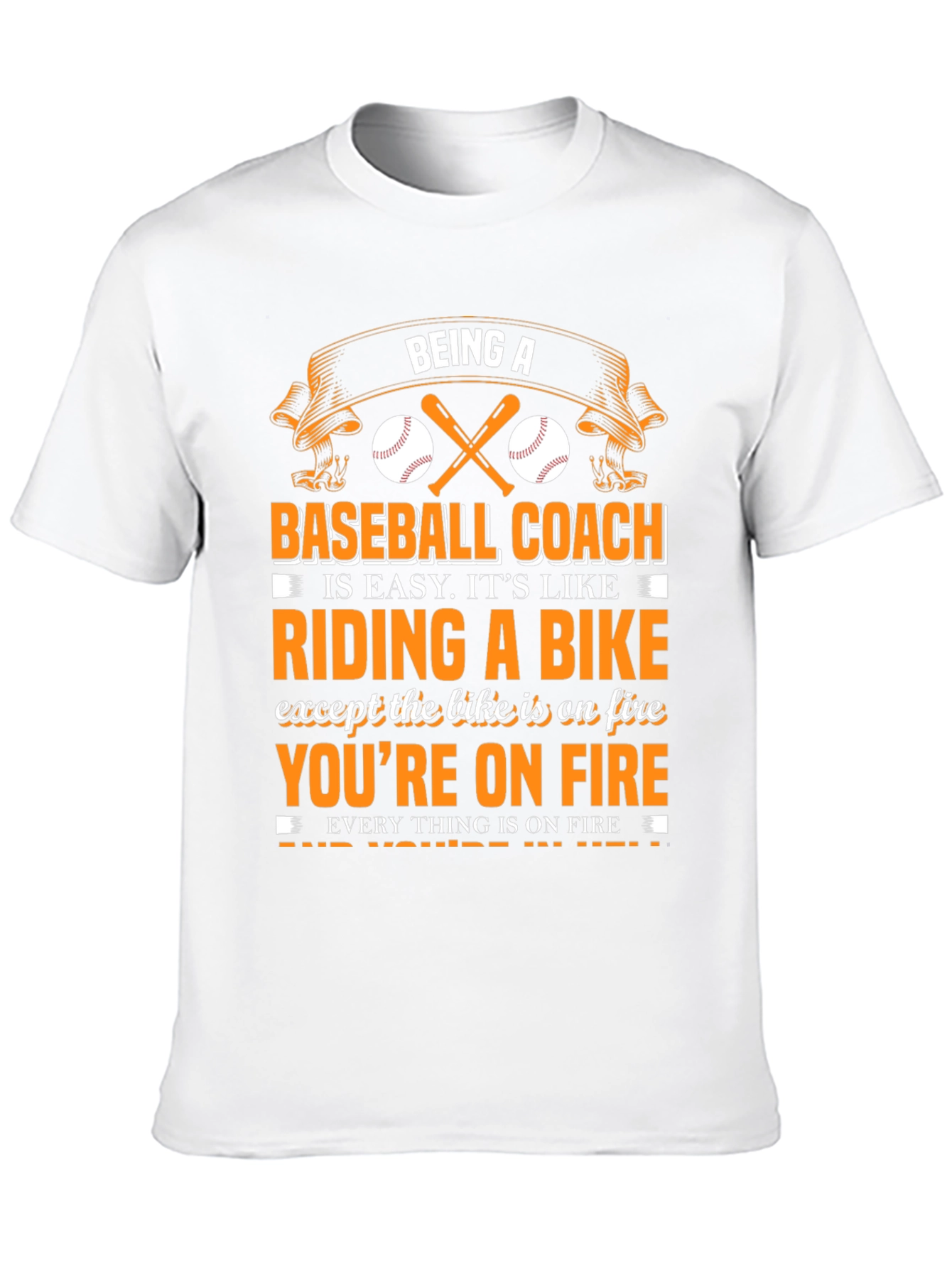 Black Being A Baseball Coach T-Shirt view 10