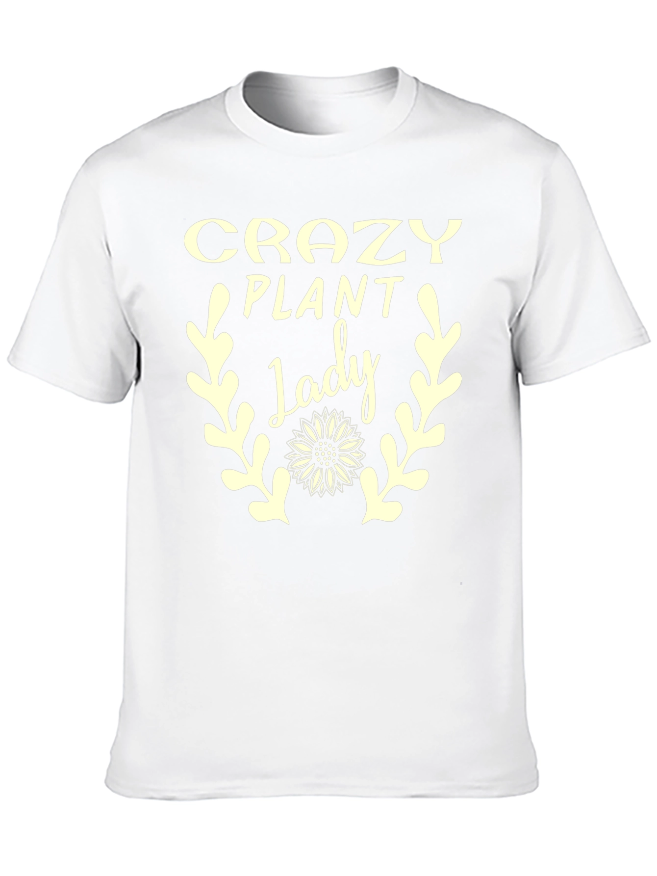 Black Crazy Plant Lady Graphic Tee - Unisex view 10