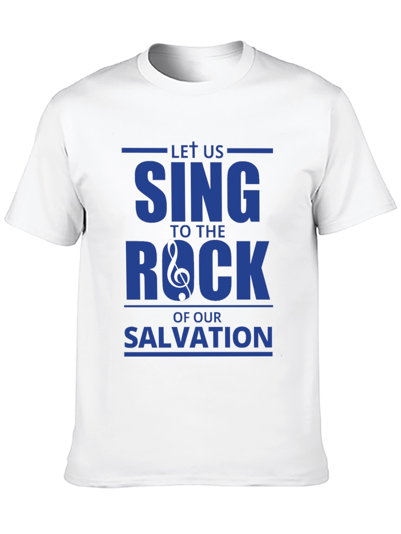 Black Let Us Sing To The Rock T-Shirt view 10