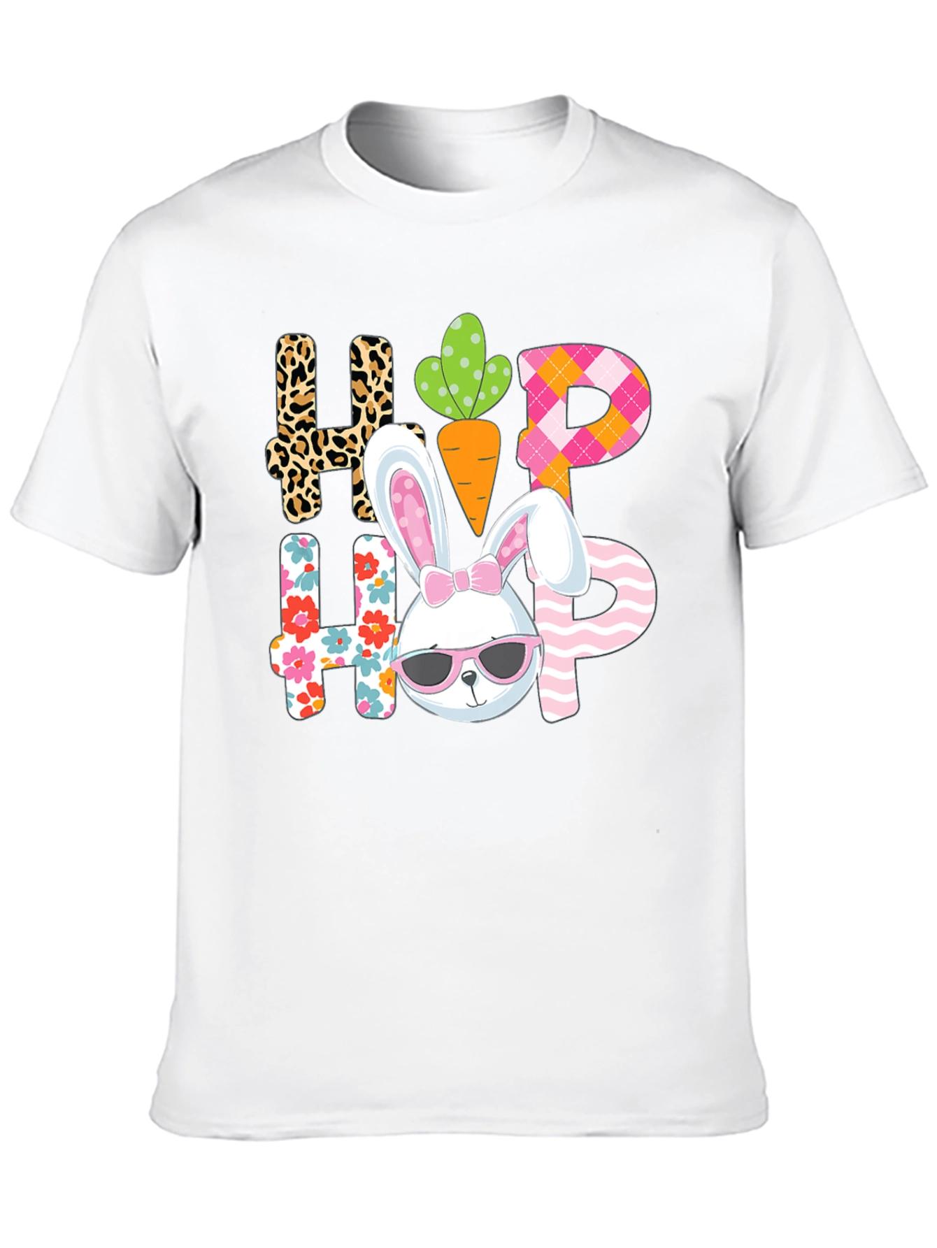 Black Hop Hip Easter Bunny T-Shirt view 10