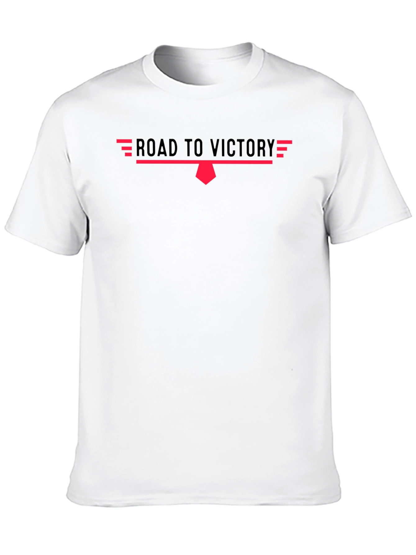 Black Road to Victory Graphic T-Shirt view 10
