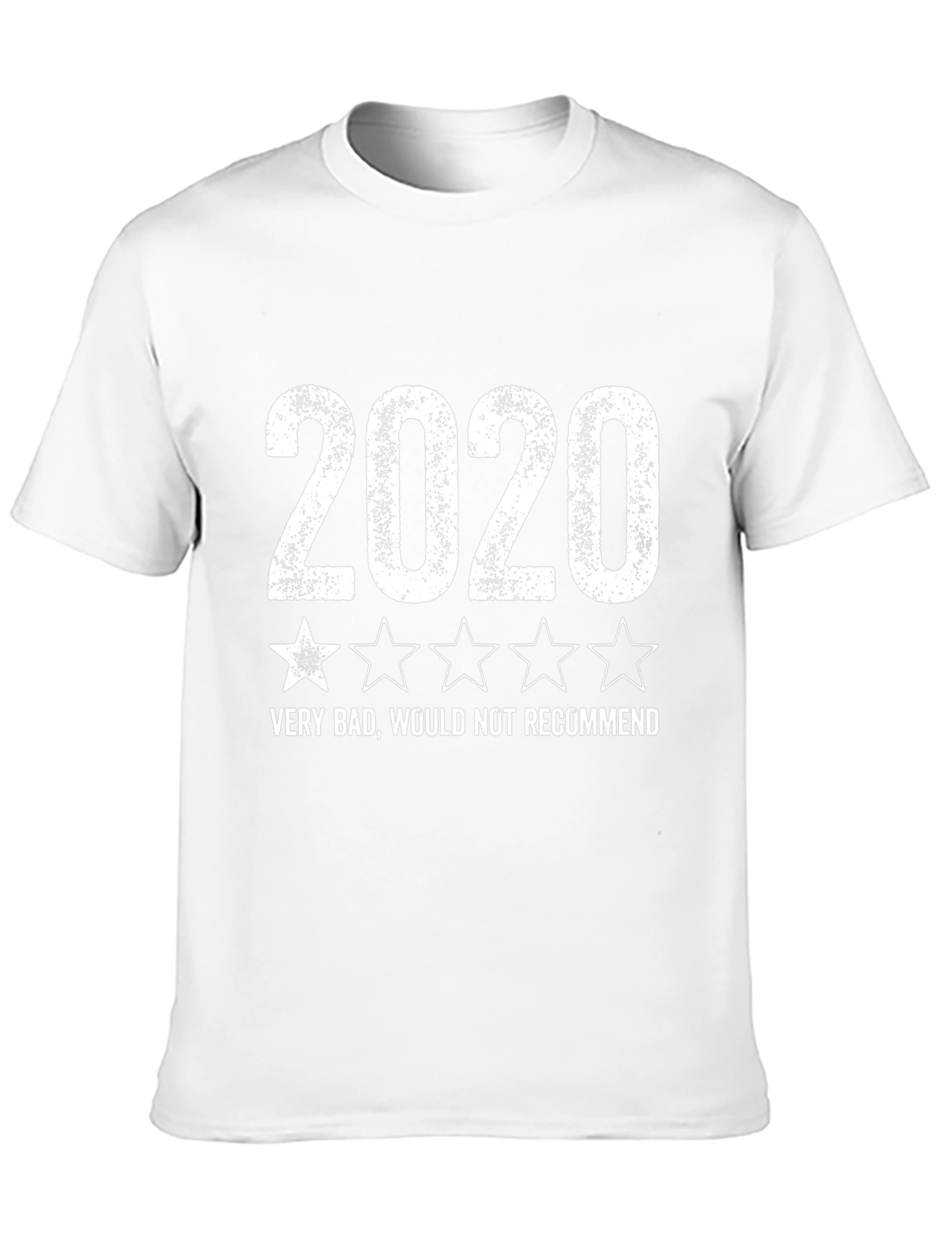 Black 2020 One Star T-Shirt - Funny Review Tee view 10