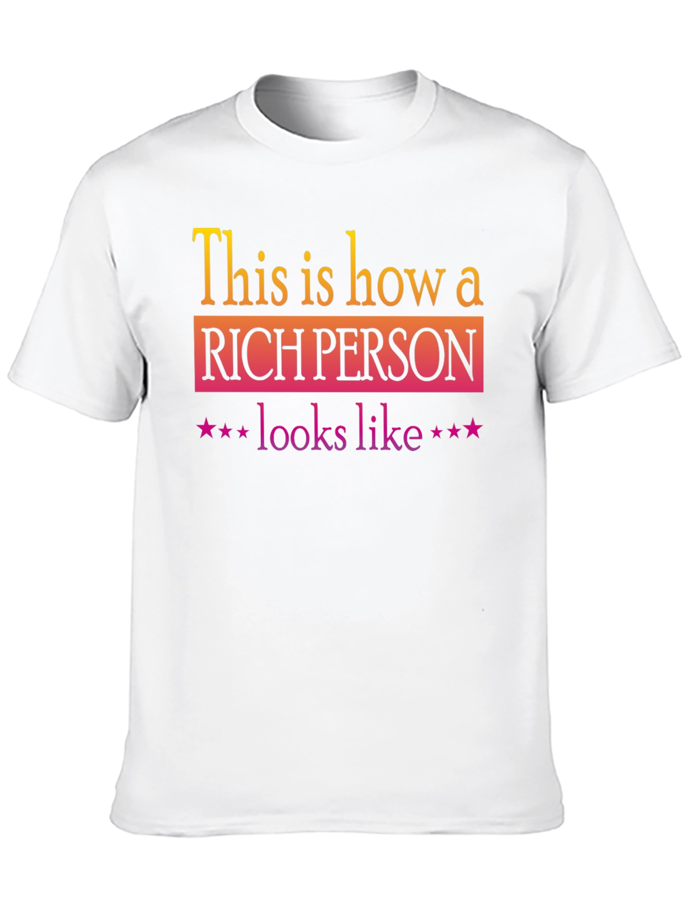 Black Rich Person Graphic Tee view 10