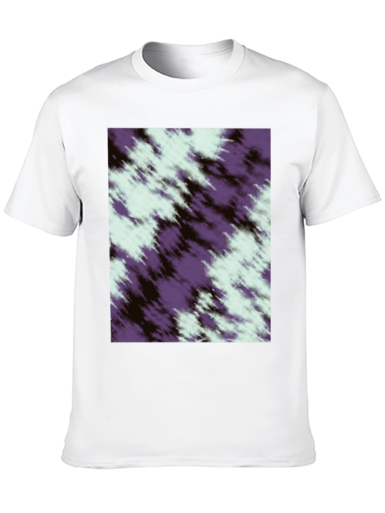 Black Abstract Pattern T-Shirt - Soft & Stylish view 10