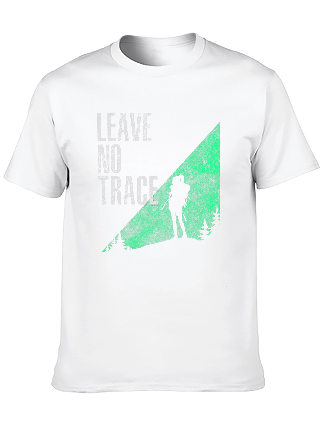 Black Leave No Trace Hiking T-Shirt view 10