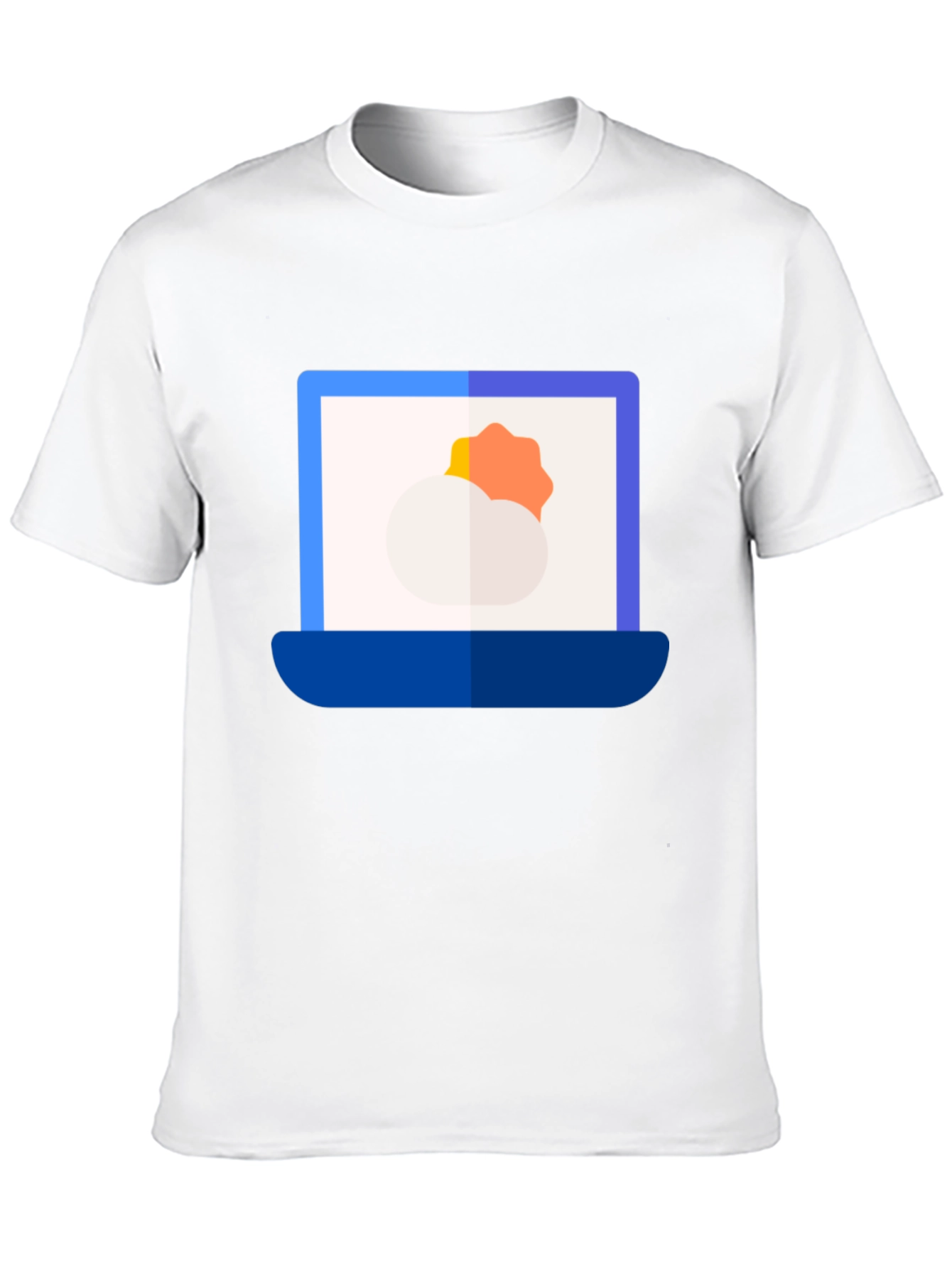 Black Weather Laptop Graphic Tee - Modern Style view 10