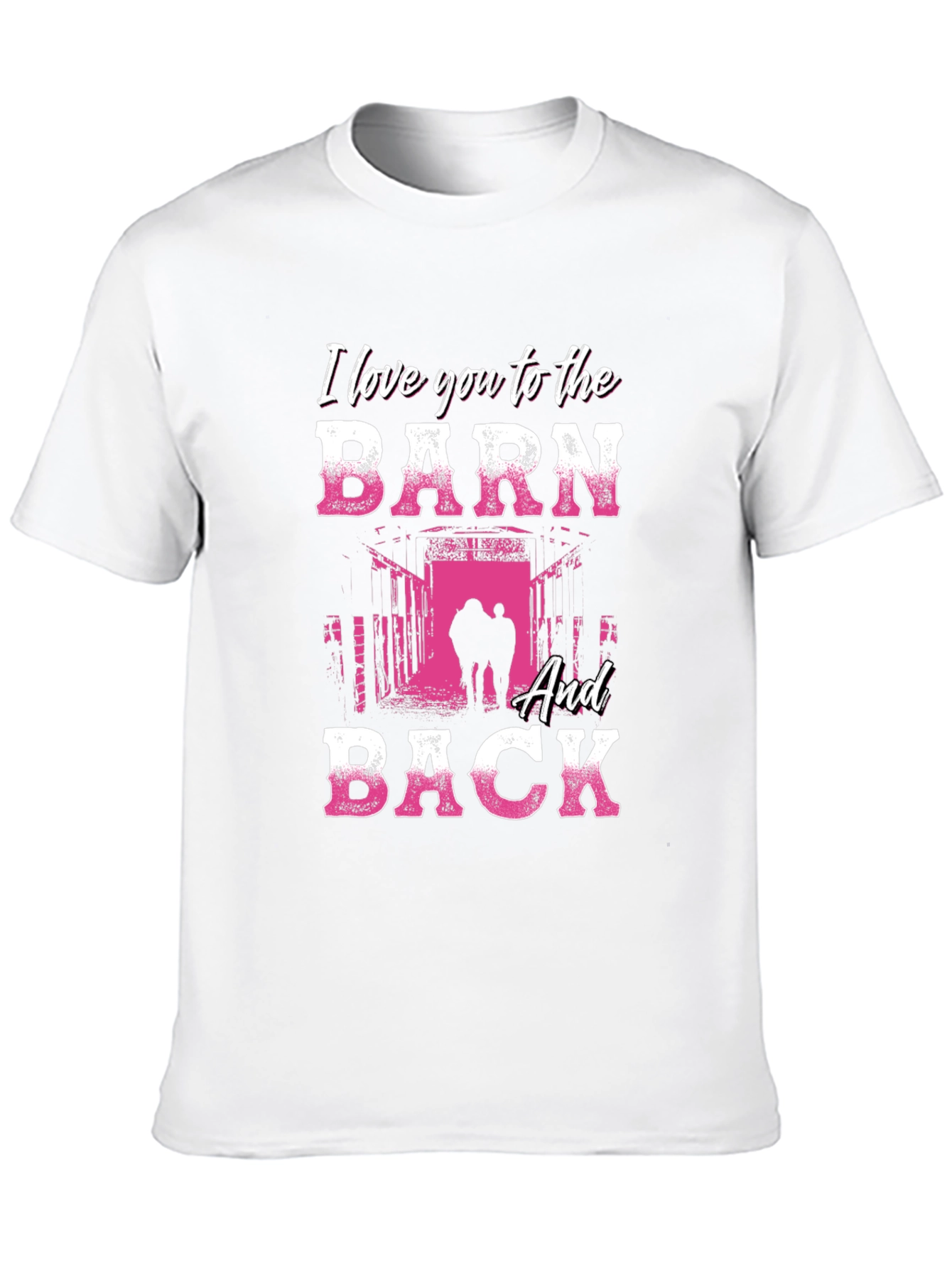 Black I Love You to the Barn and Back Graphic Tee view 10