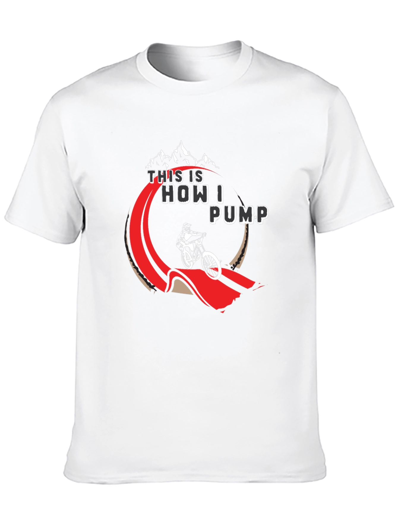 Black Mountain Bike "This is How I Pump" Graphic Tee view 10